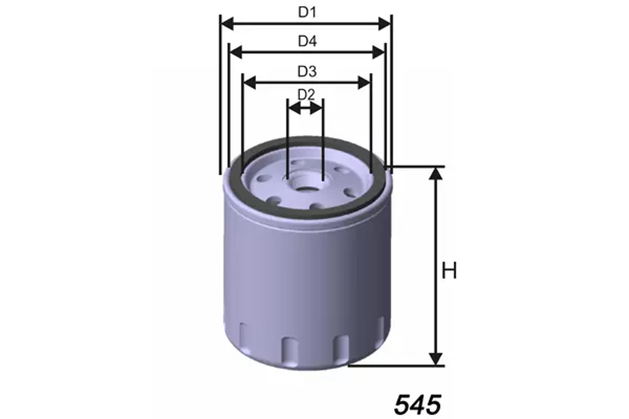 Фильтр масляный MISFAT Z413