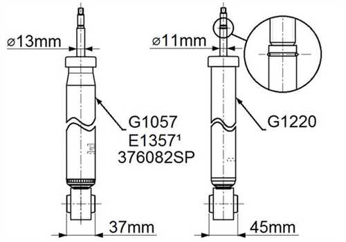 Амортизаторы MONROE 376082SP