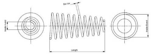 SP3533 MONROE Пружина подвески