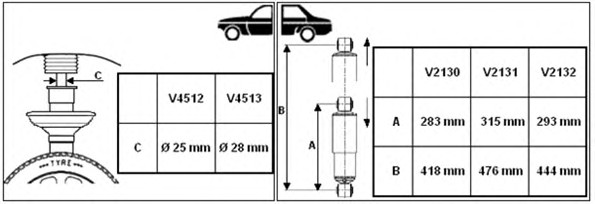 Амортизатор MONROE V4512