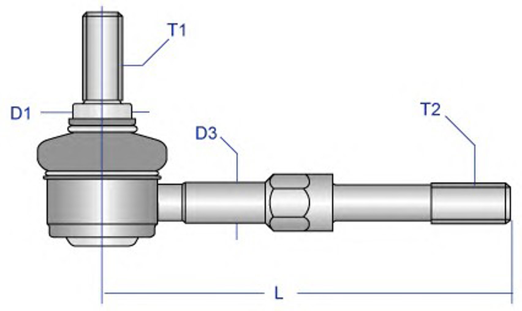 Тяга стабилизатора MOOG VO-LS-3680