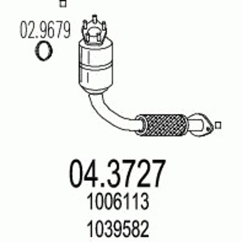 Катализатор MTS 04.3727