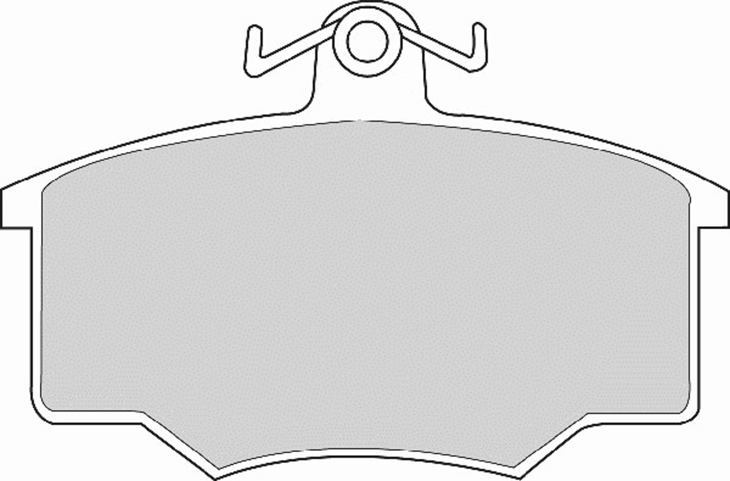 Колодки тормозные дисковые NECTO FD2010A