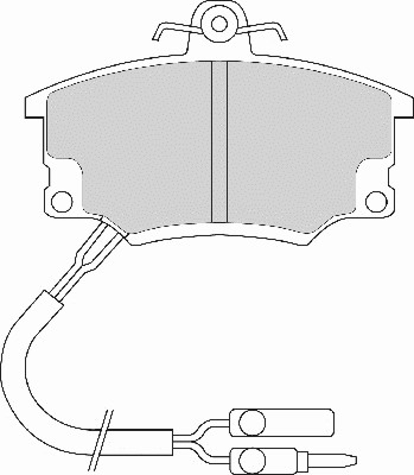 Колодки тормозные дисковые NECTO FD2023A