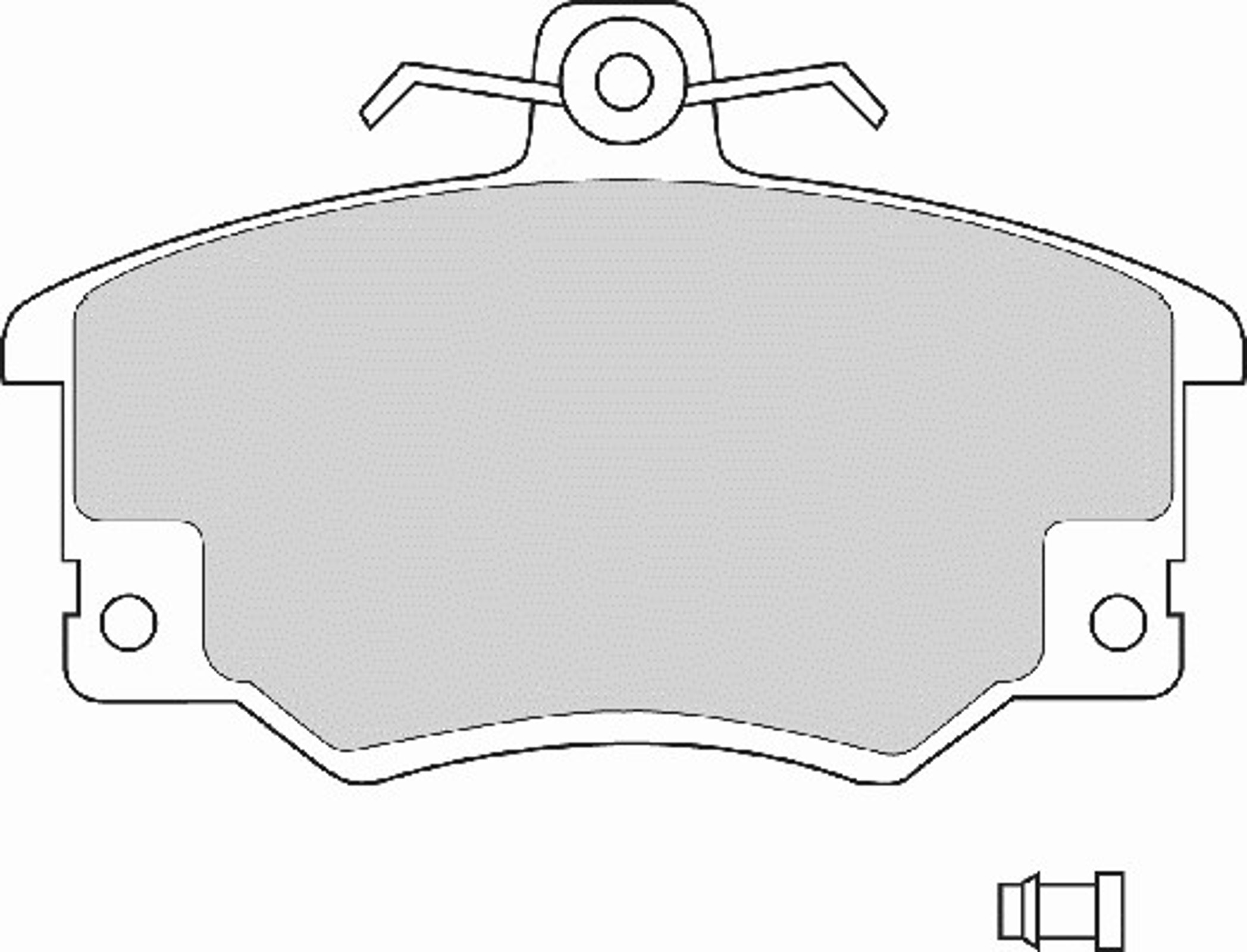 Колодки тормозные дисковые NECTO FD221A