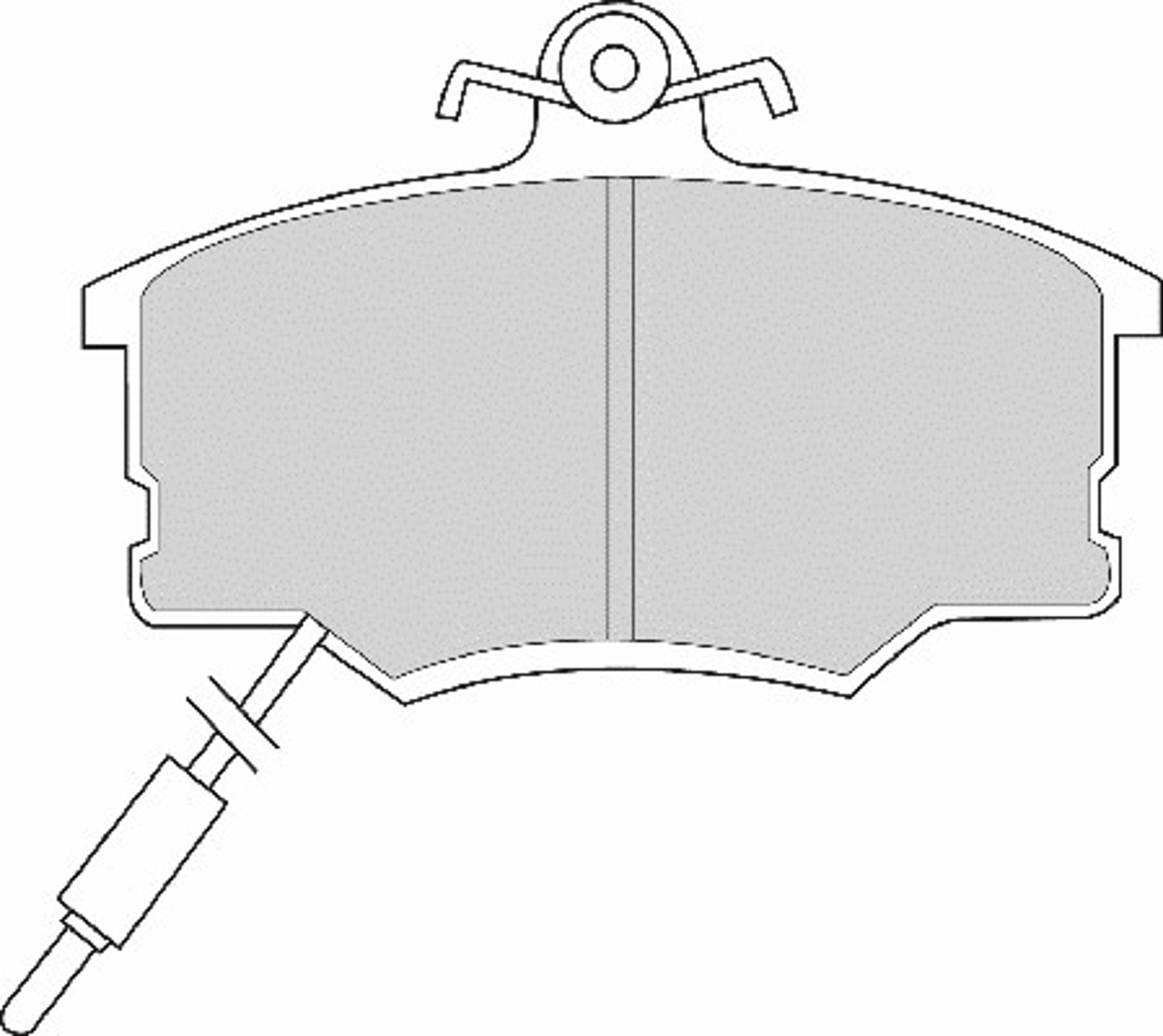 Колодки тормозные дисковые NECTO FD2410A