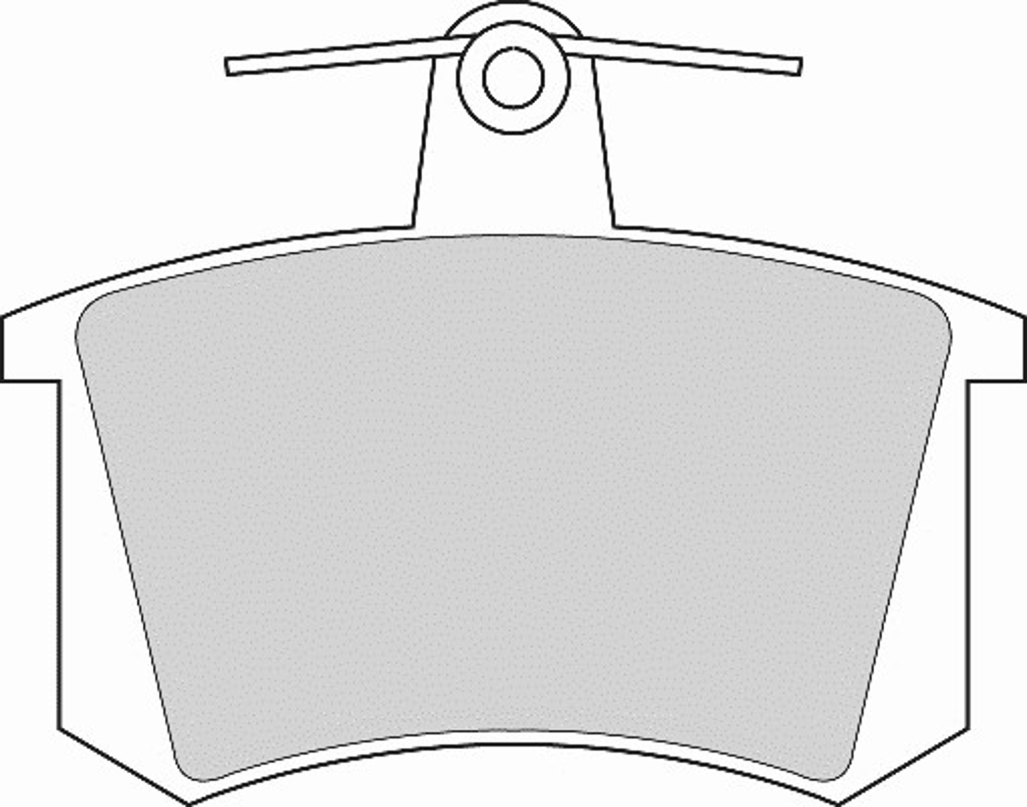 Комплект тормозных колодок дисковый тормоз NECTO FD262A