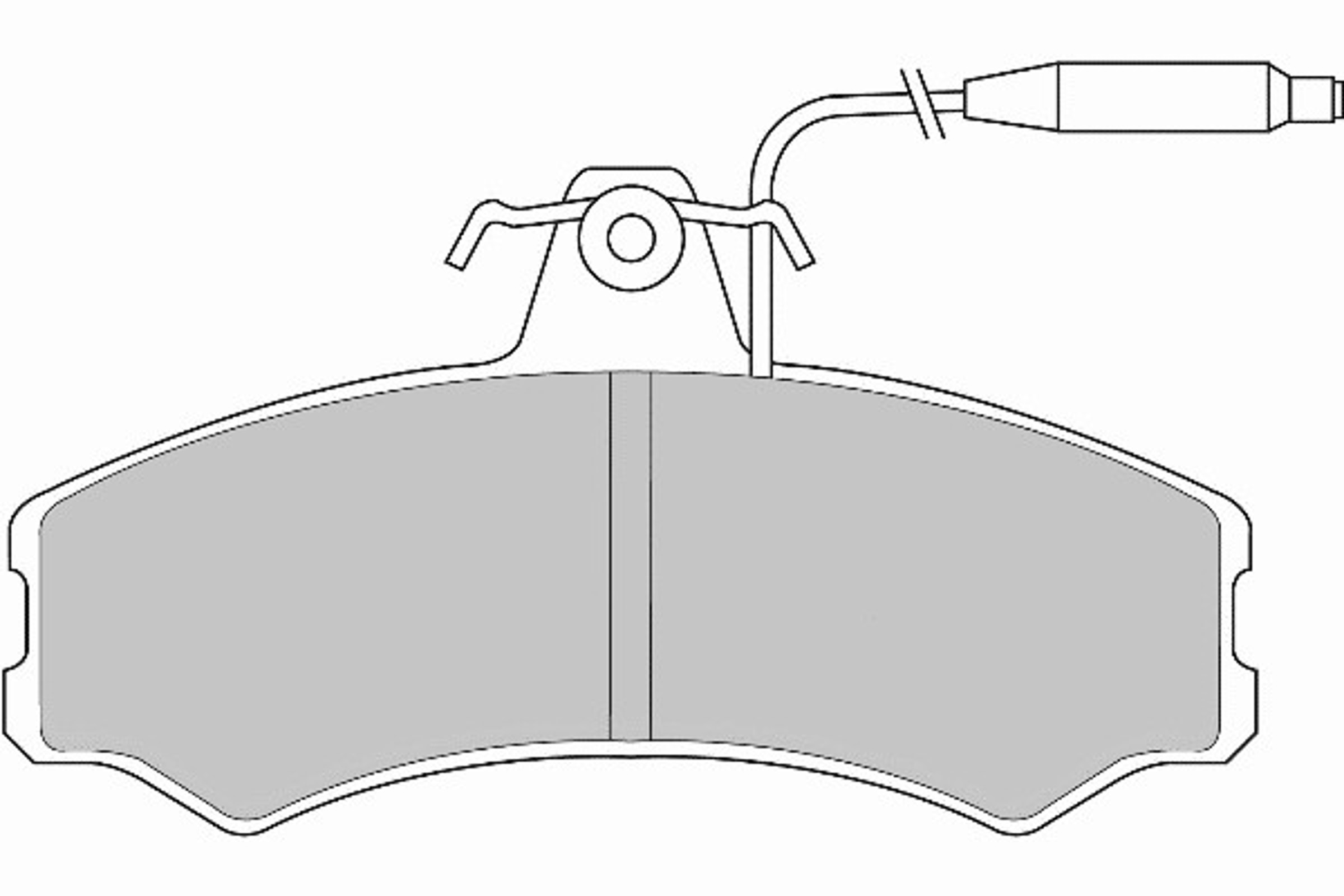 Колодки тормозные дисковые NECTO FD290V