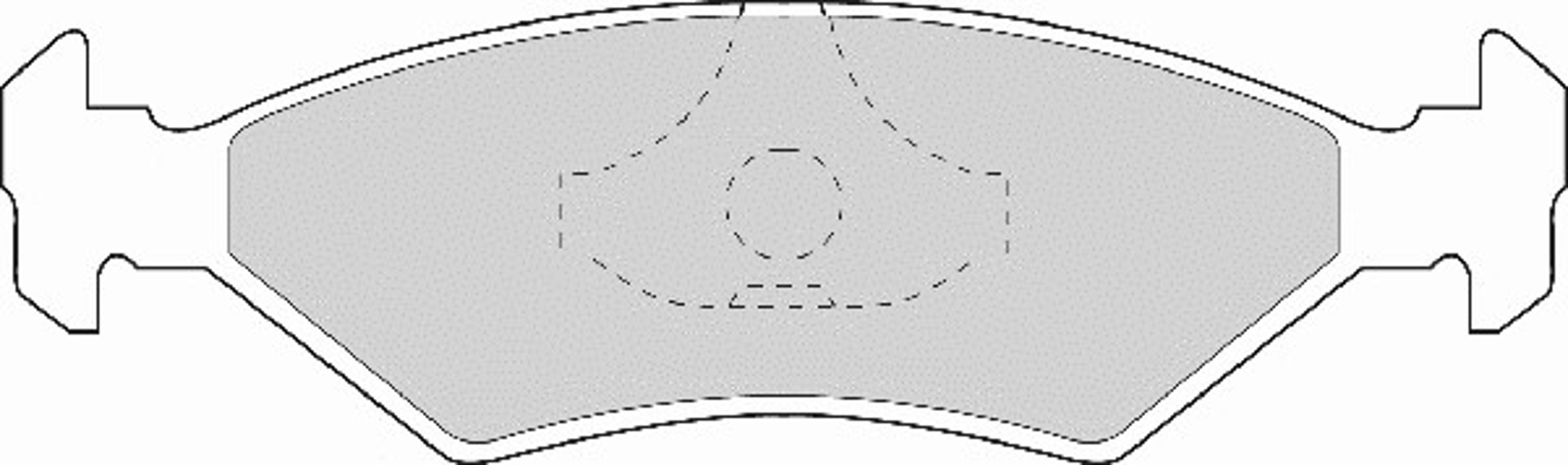 Колодки тормозные дисковые NECTO FD406A