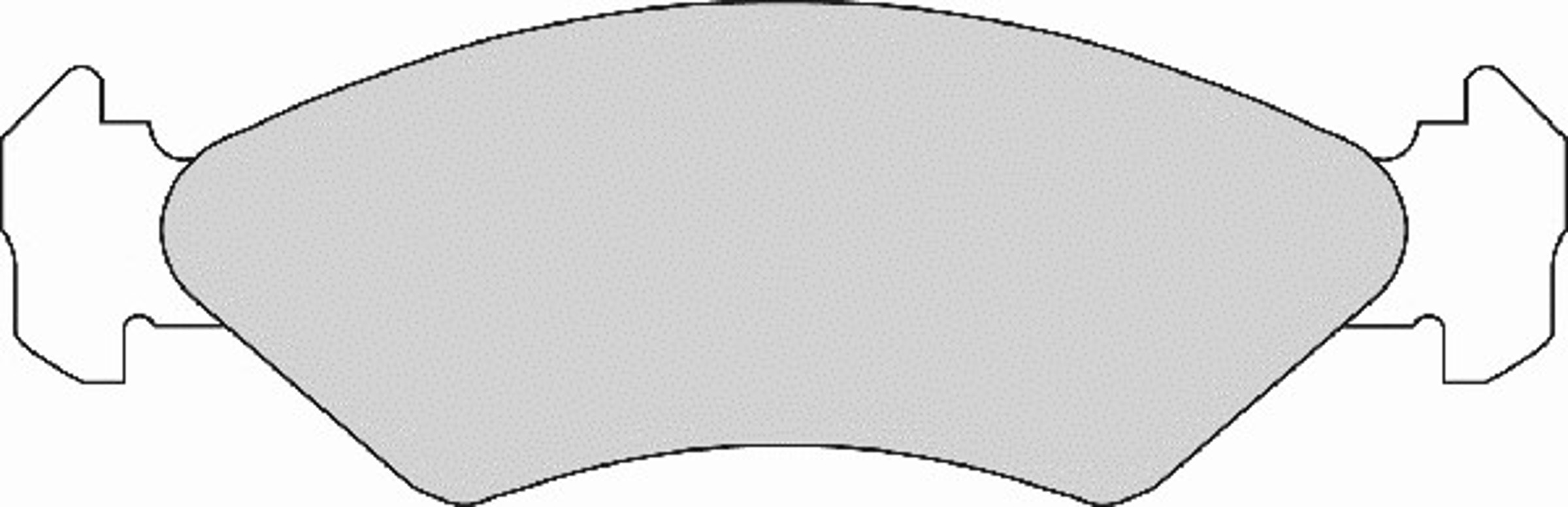 Колодки тормозные дисковые NECTO FD409A