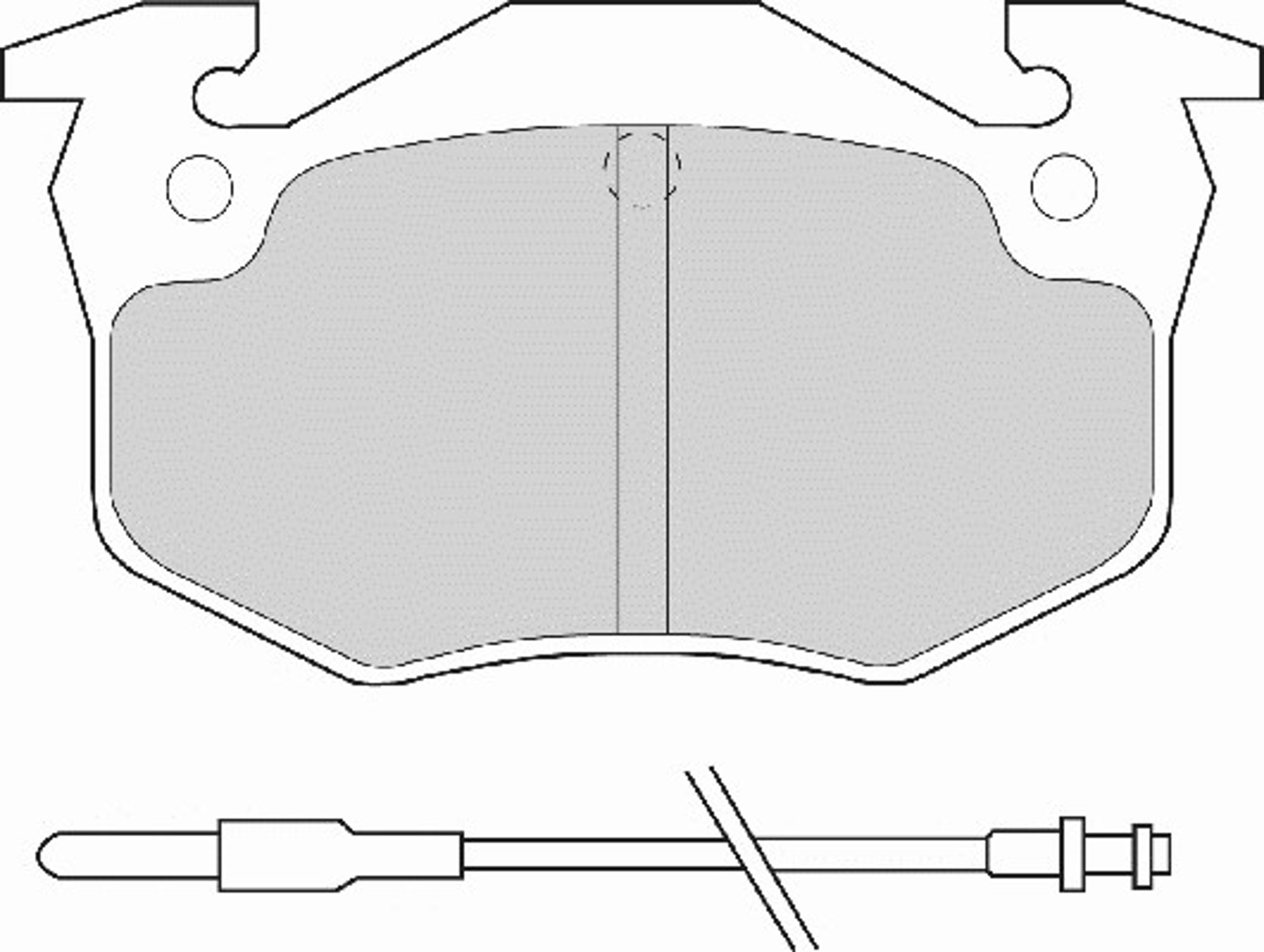 FD6065A NECTO Колодки тормозные дисковые