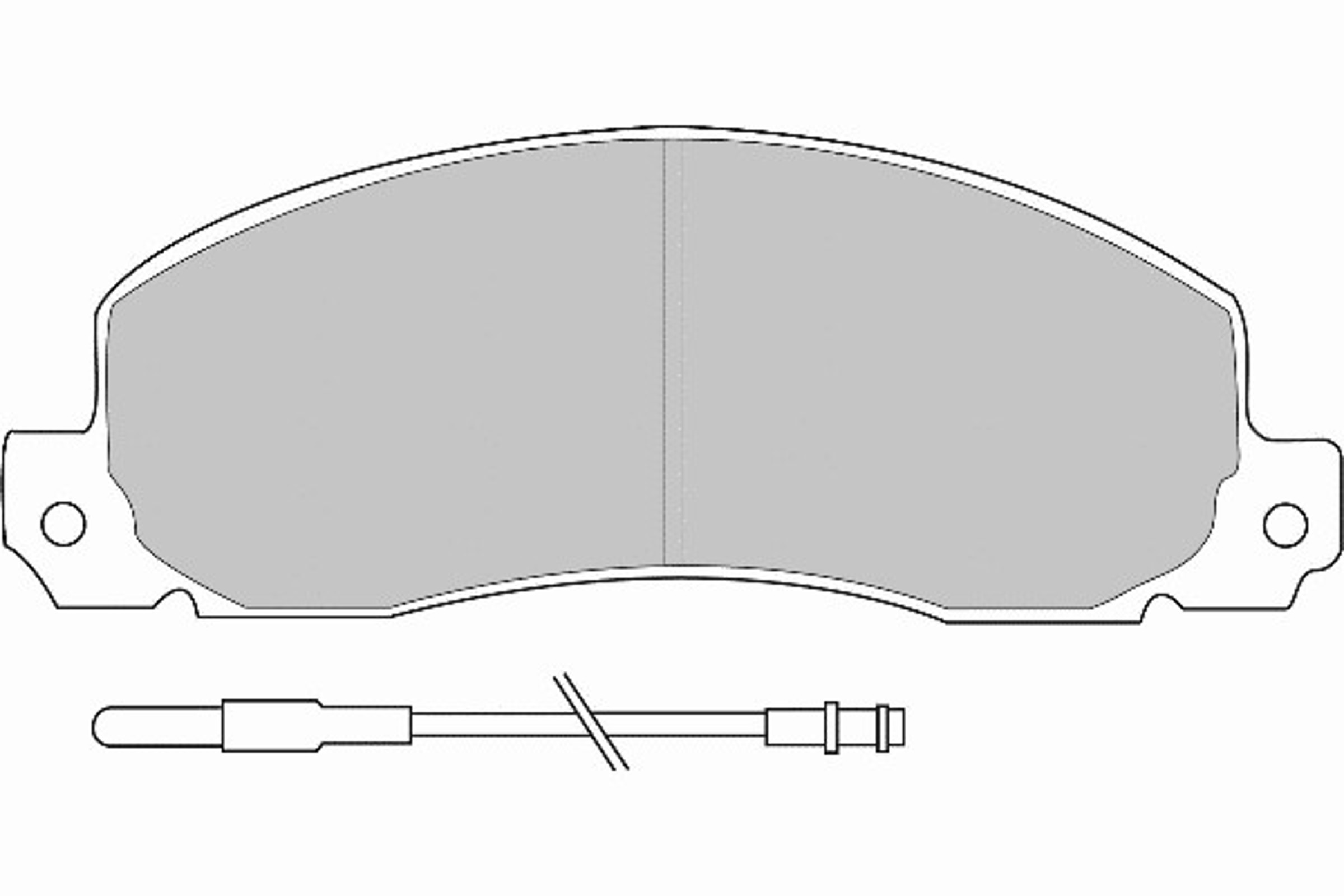 Колодки тормозные дисковые NECTO FD6091V