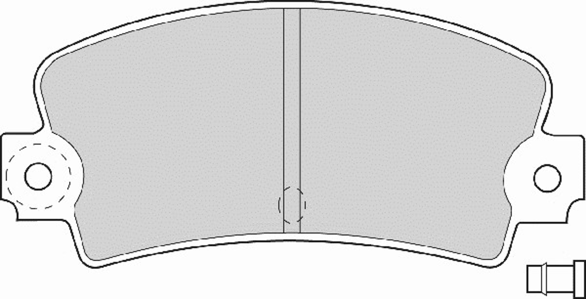 Колодки тормозные дисковые NECTO FD614A
