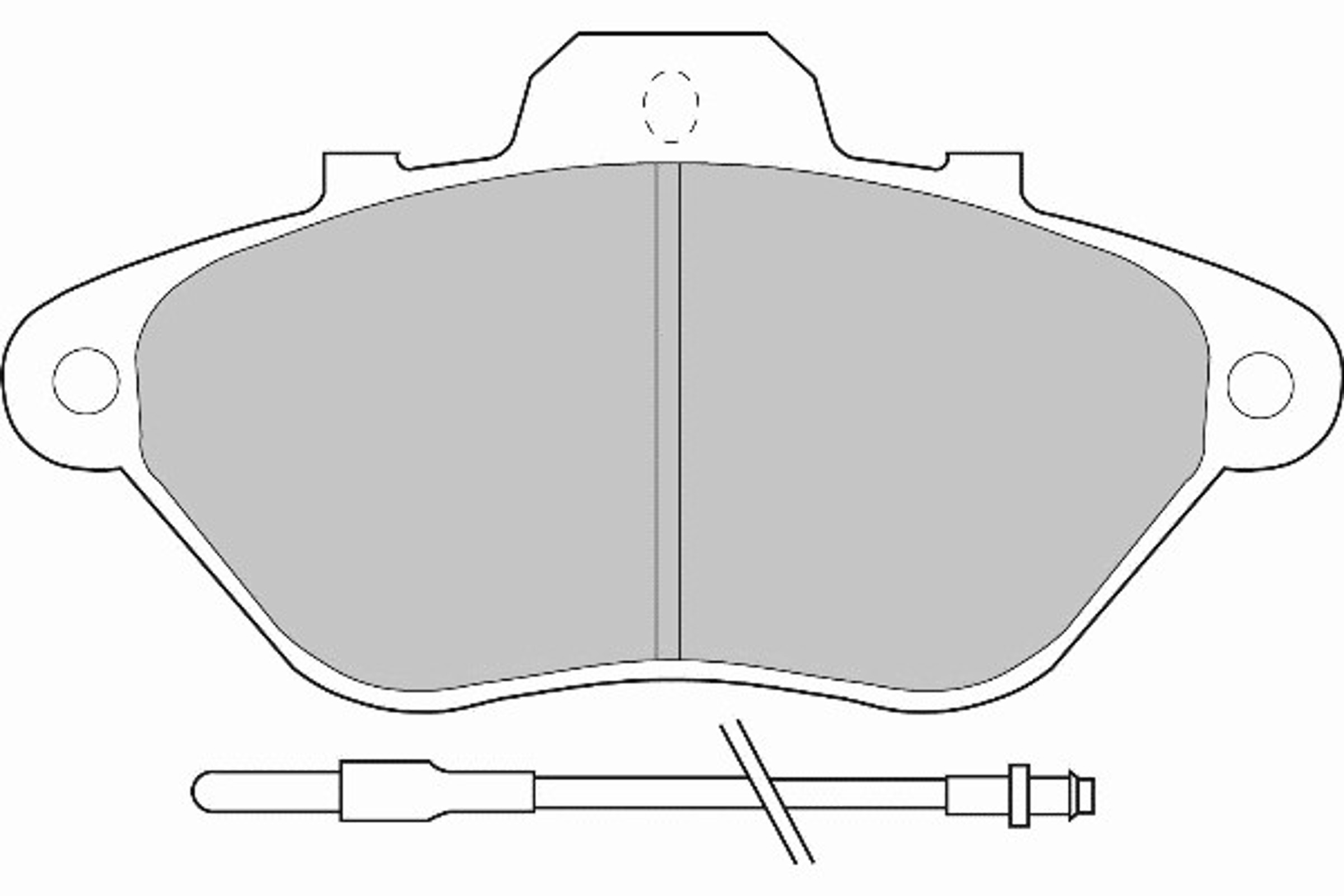 Колодки тормозные дисковые NECTO FD6187A