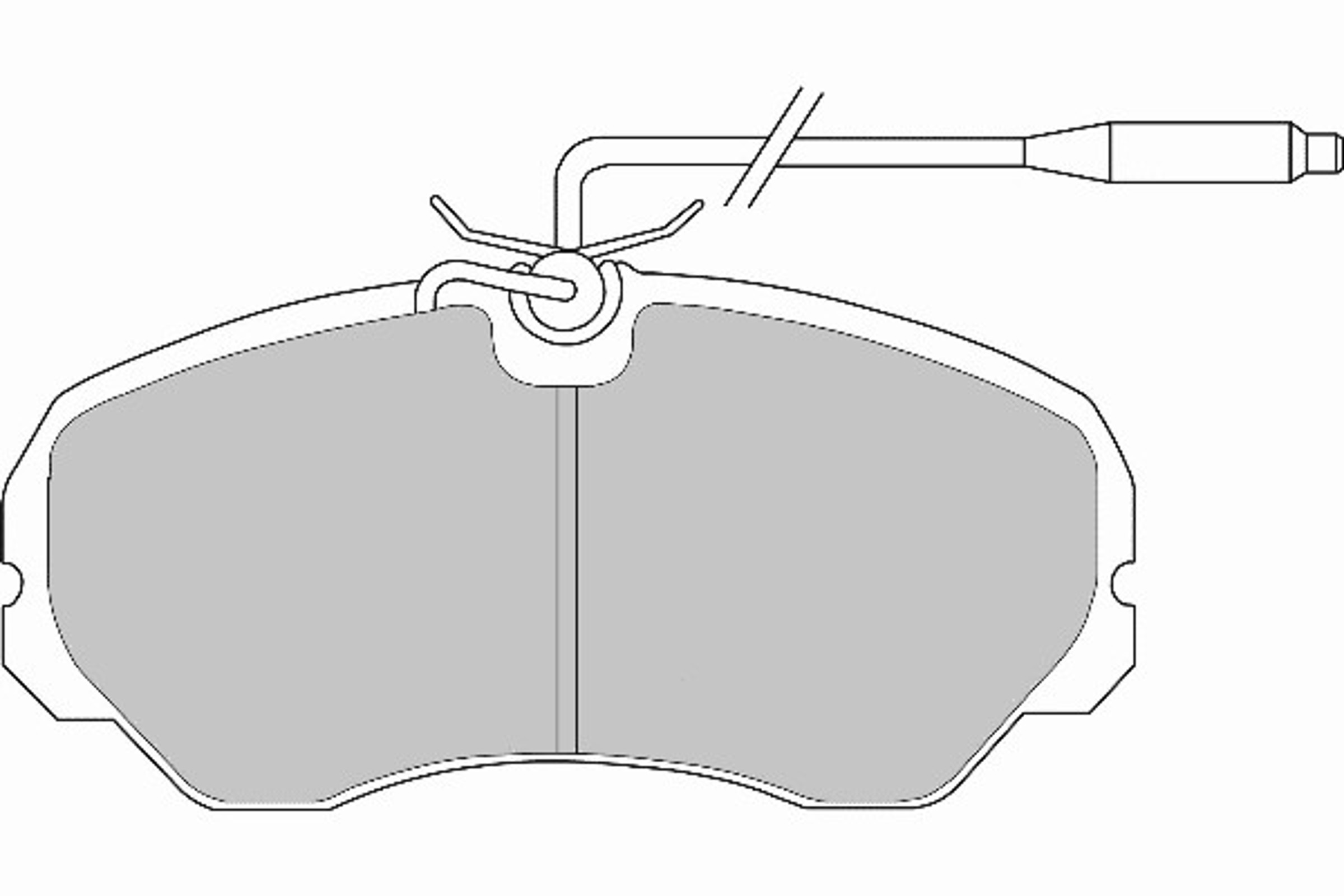 FD6238N NECTO Колодки тормозные дисковые