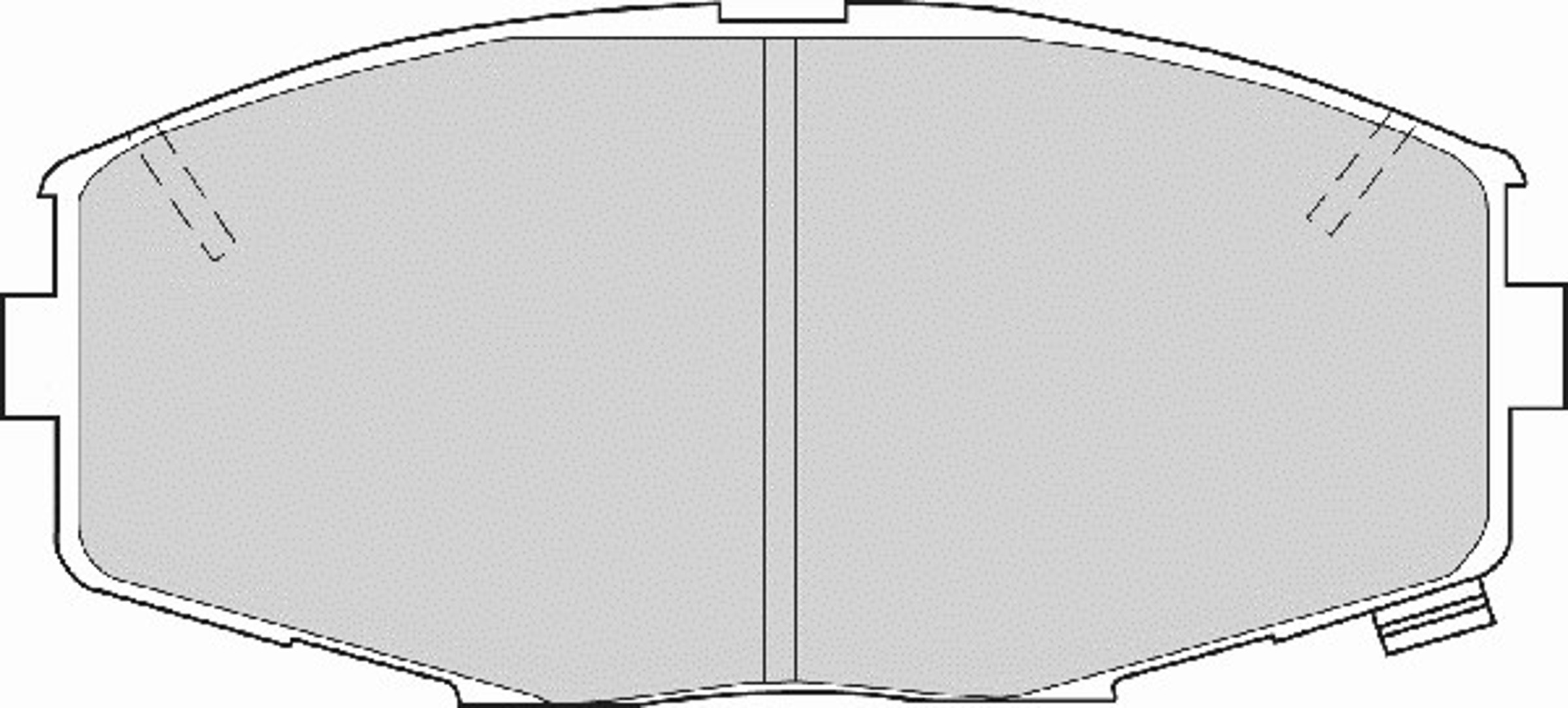 FD6289A NECTO Колодки тормозные дисковые