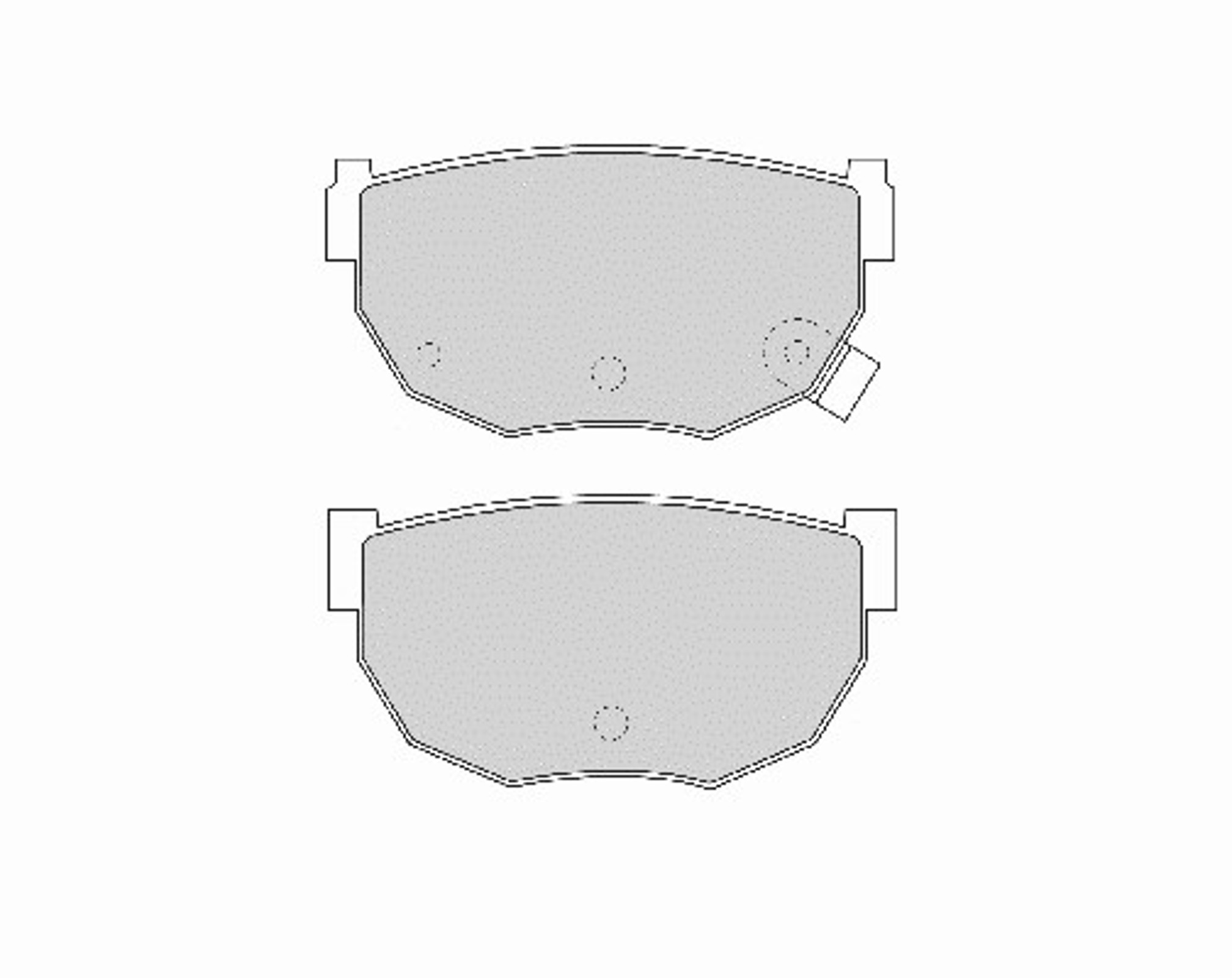 Колодки тормозные дисковые NECTO FD6349A