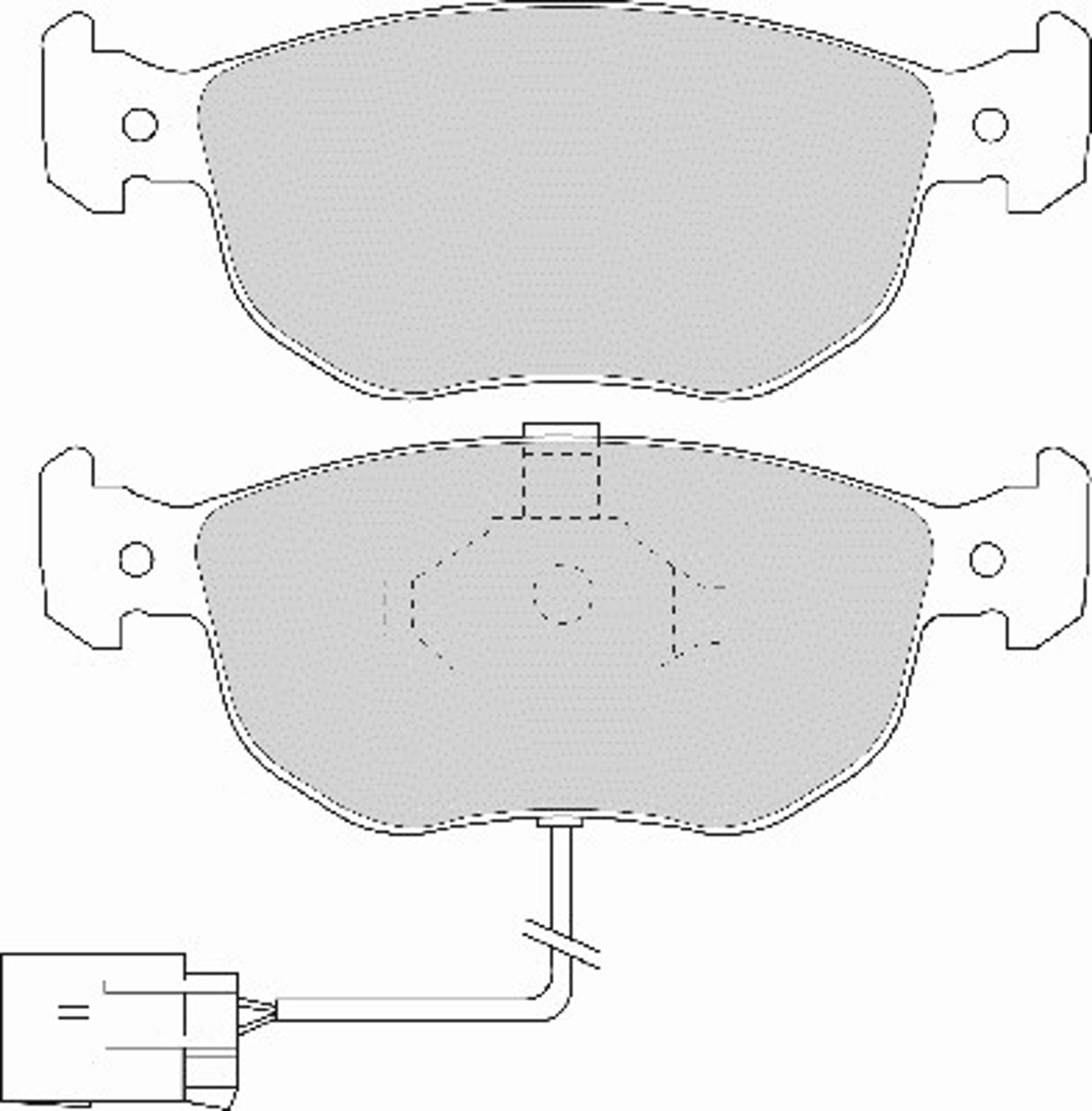 Колодки тормозные дисковые NECTO FD6474A