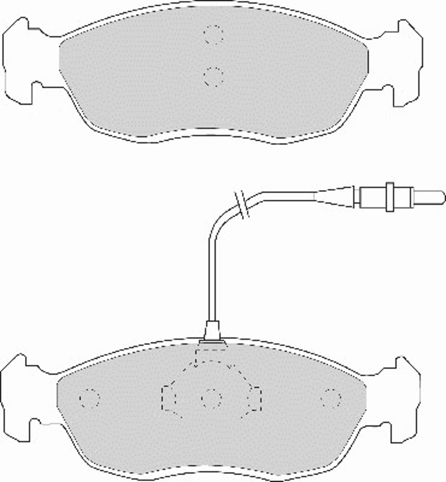 FD6482N NECTO Колодки тормозные дисковые