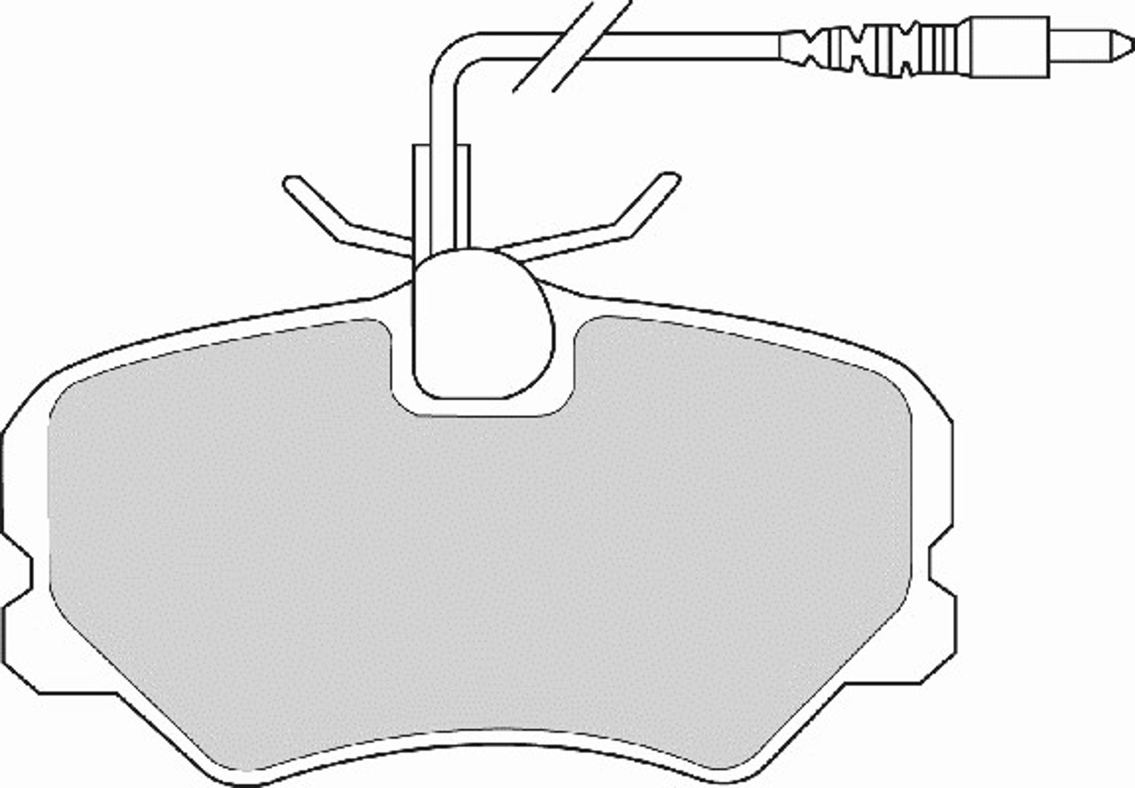 FD6523N NECTO Колодки тормозные дисковые