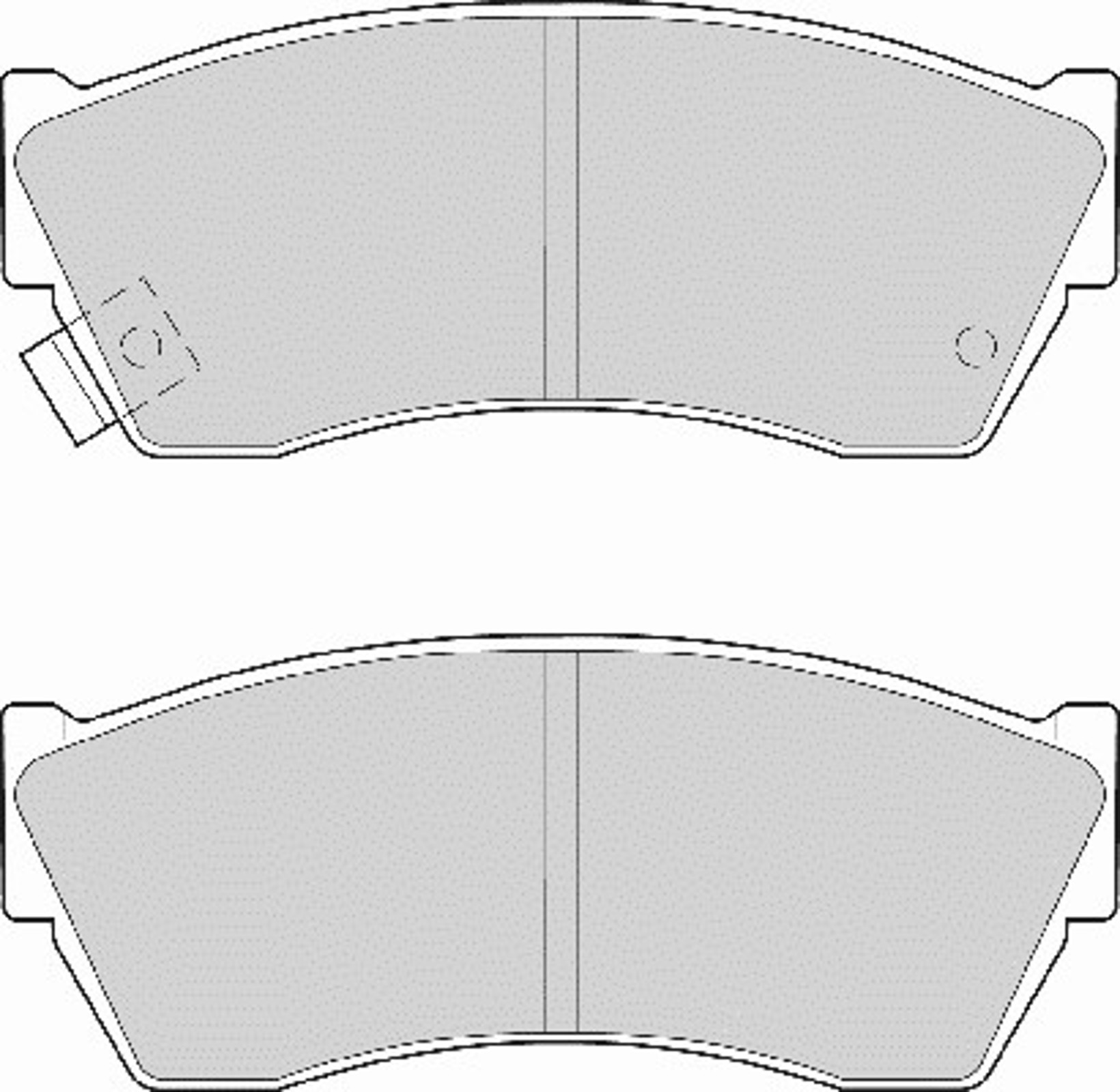 FD6560A NECTO Колодки тормозные дисковые