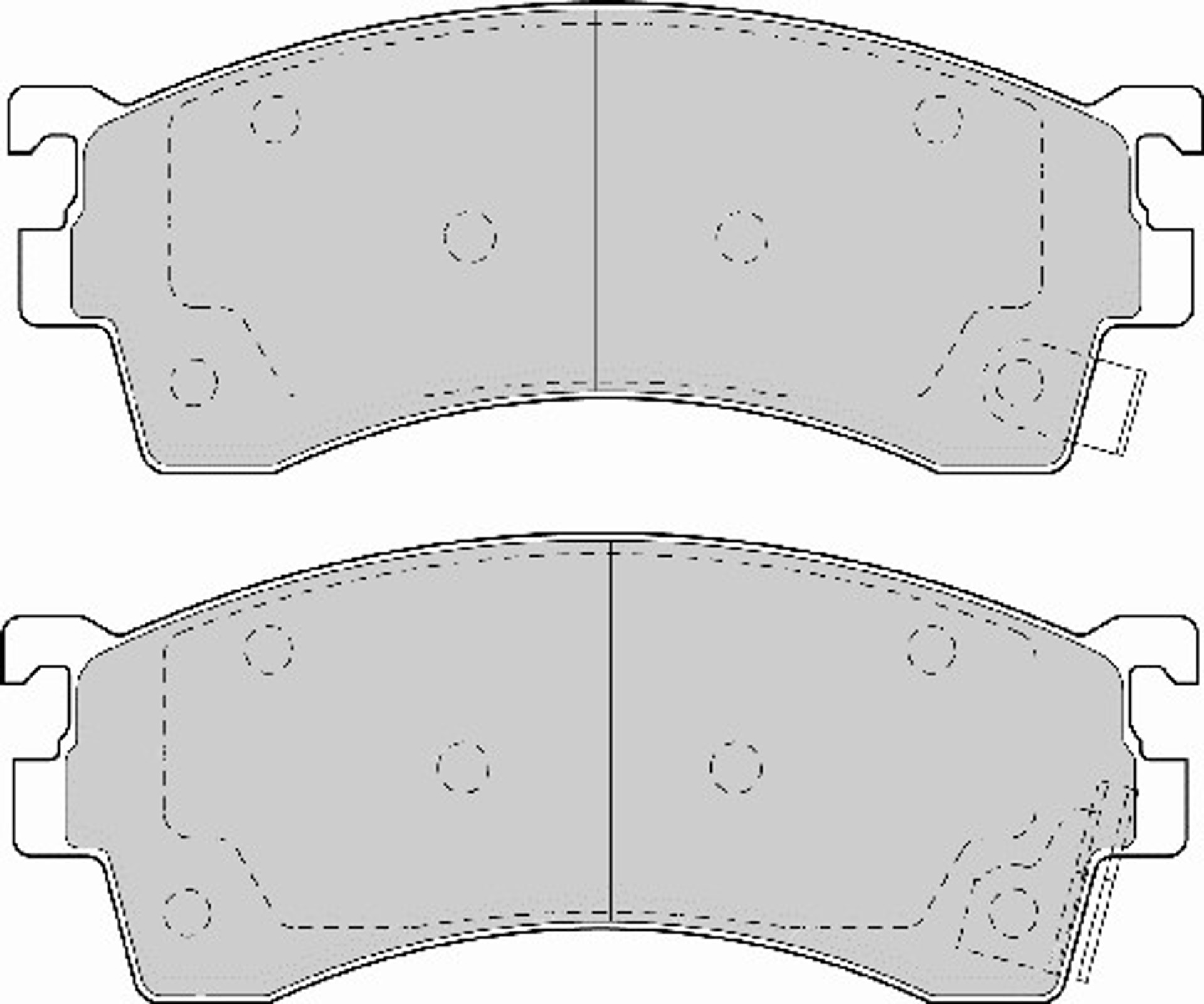 Колодки тормозные дисковые NECTO FD6600A