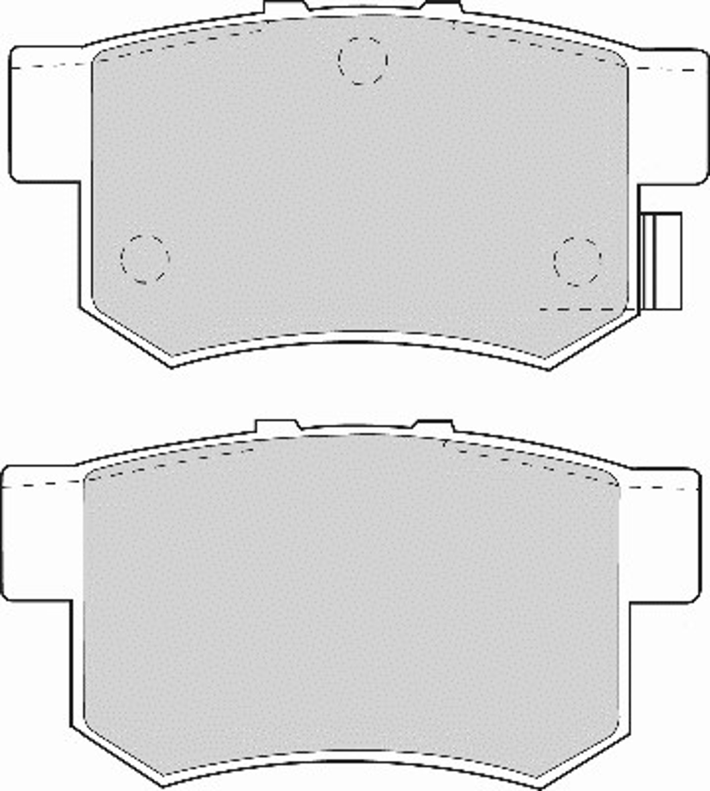 FD6625A NECTO Колодки тормозные дисковые