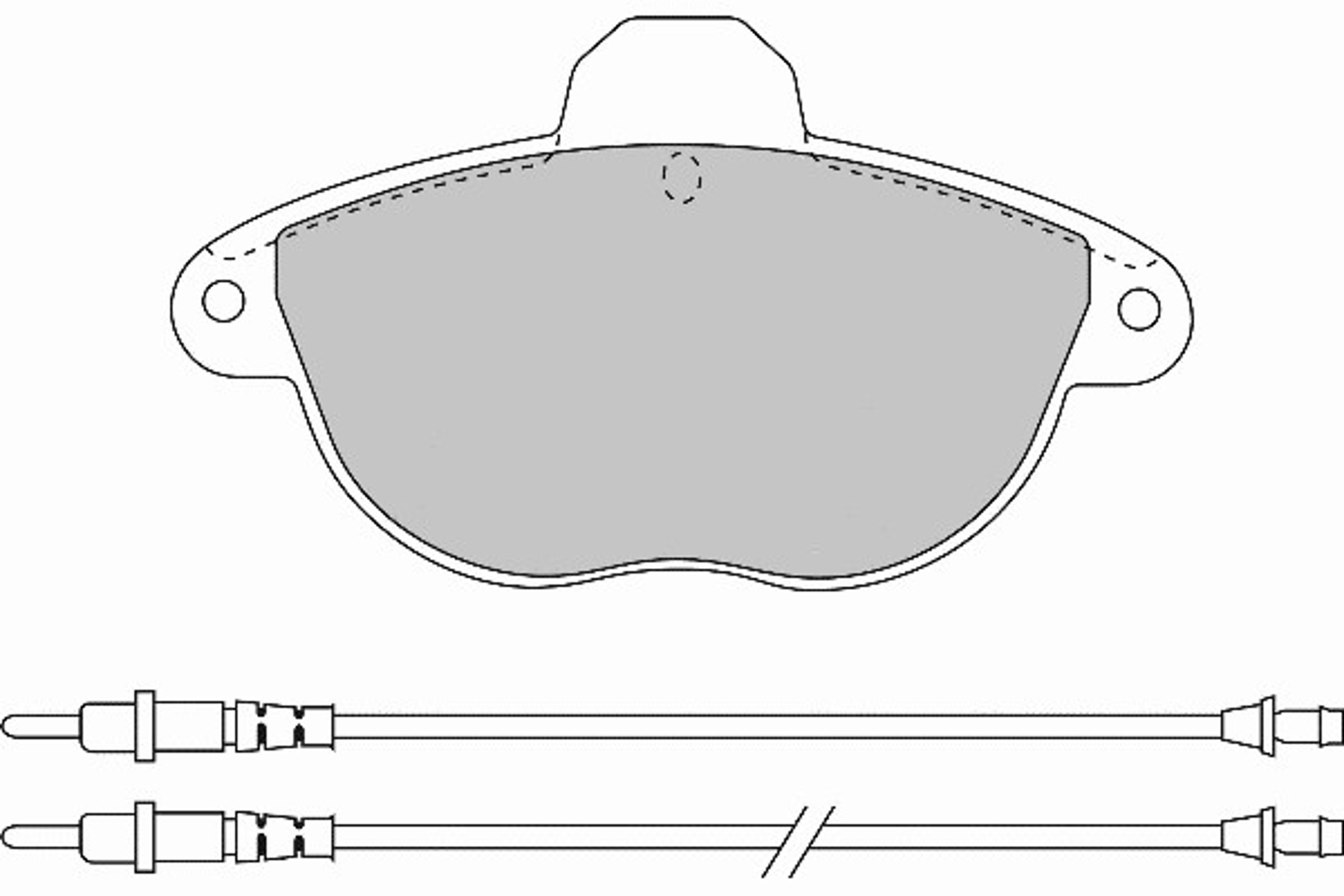 FD6647A NECTO Колодки тормозные дисковые