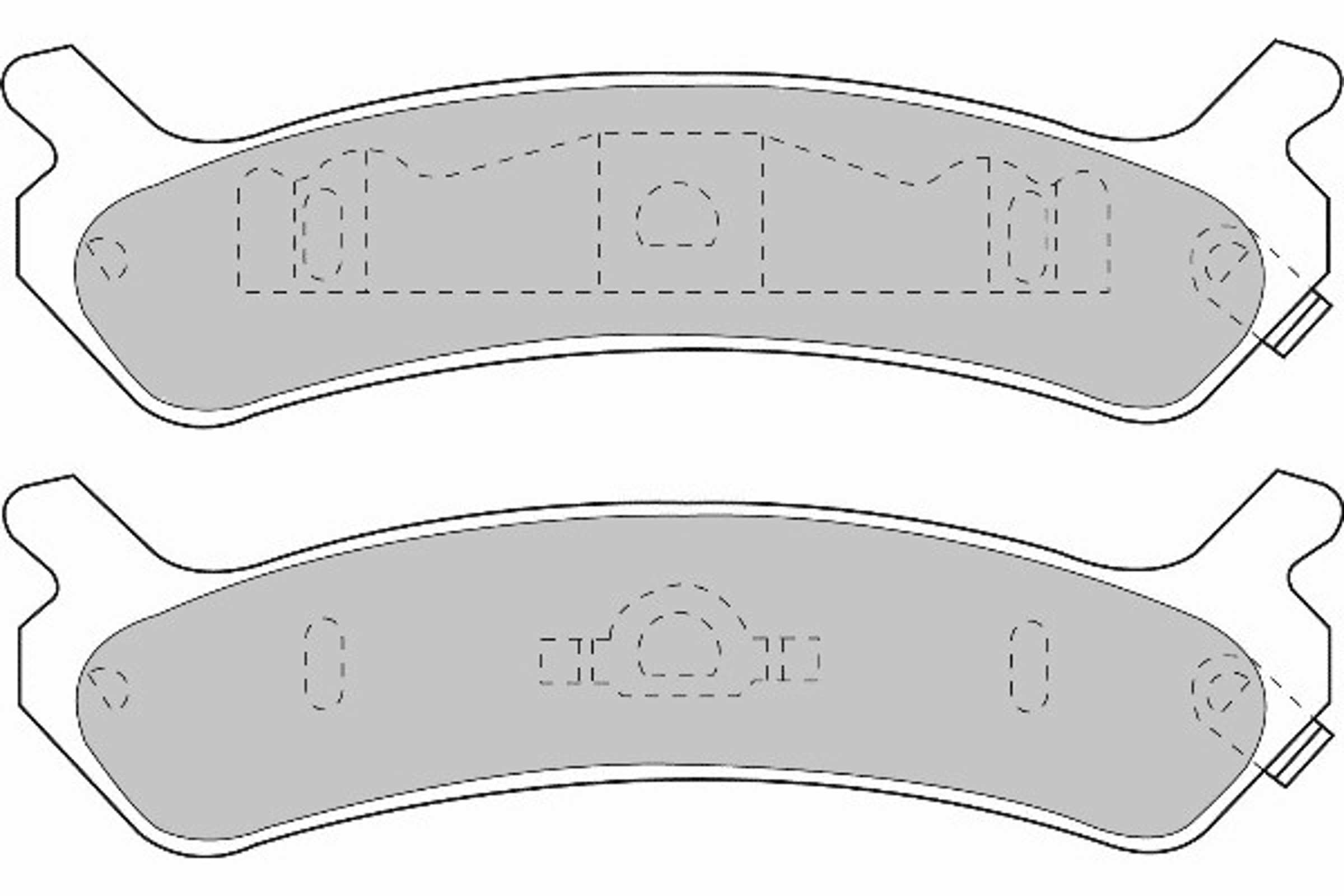 FD6651A NECTO Колодки тормозные дисковые