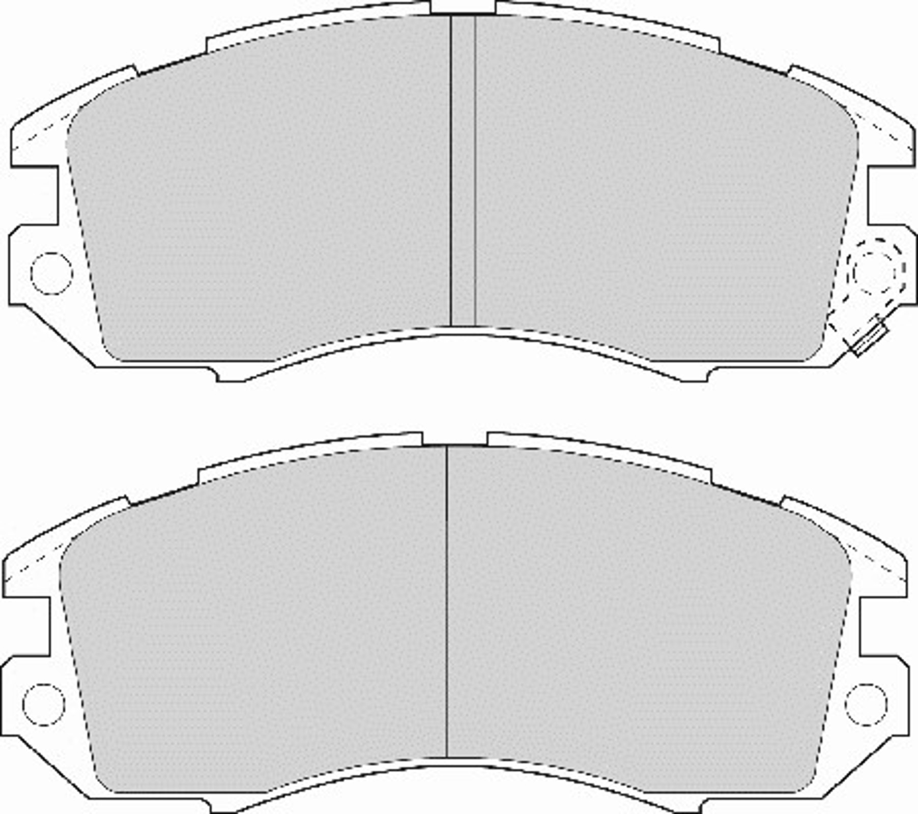 Колодки тормозные дисковые NECTO FD6664A