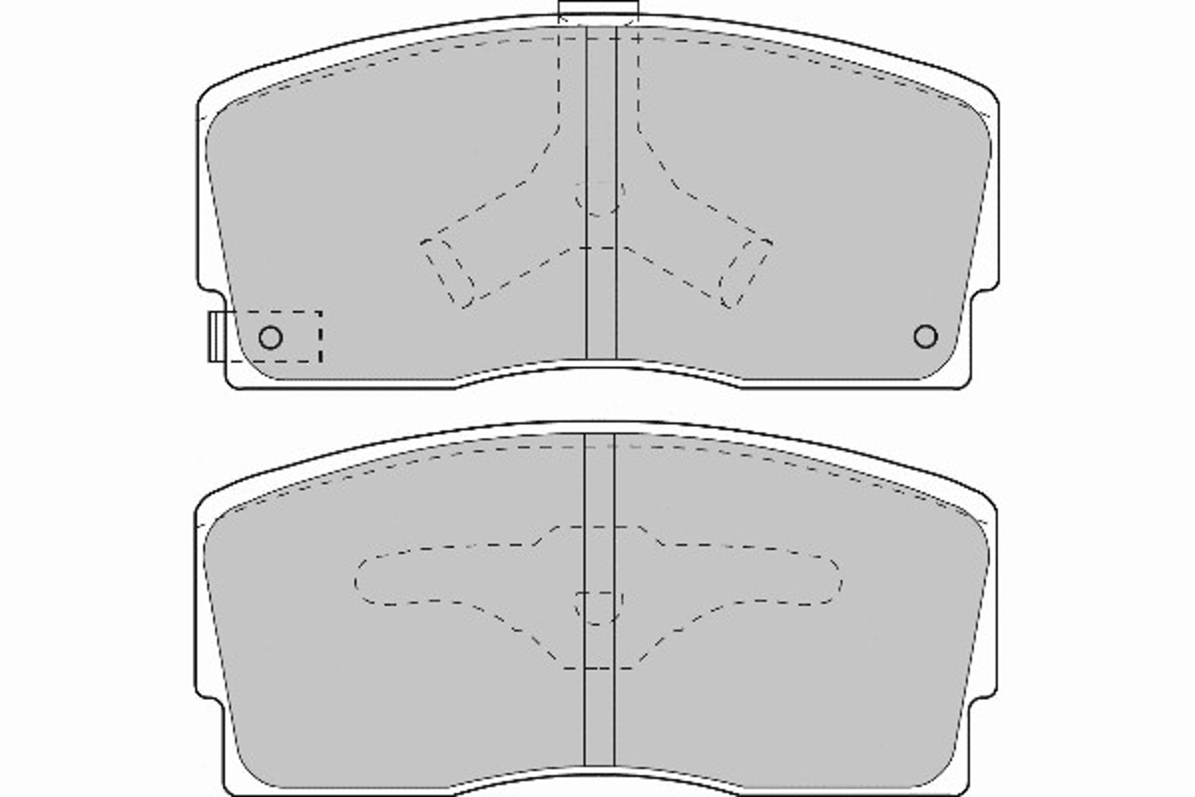 Колодки тормозные дисковые NECTO FD6667A
