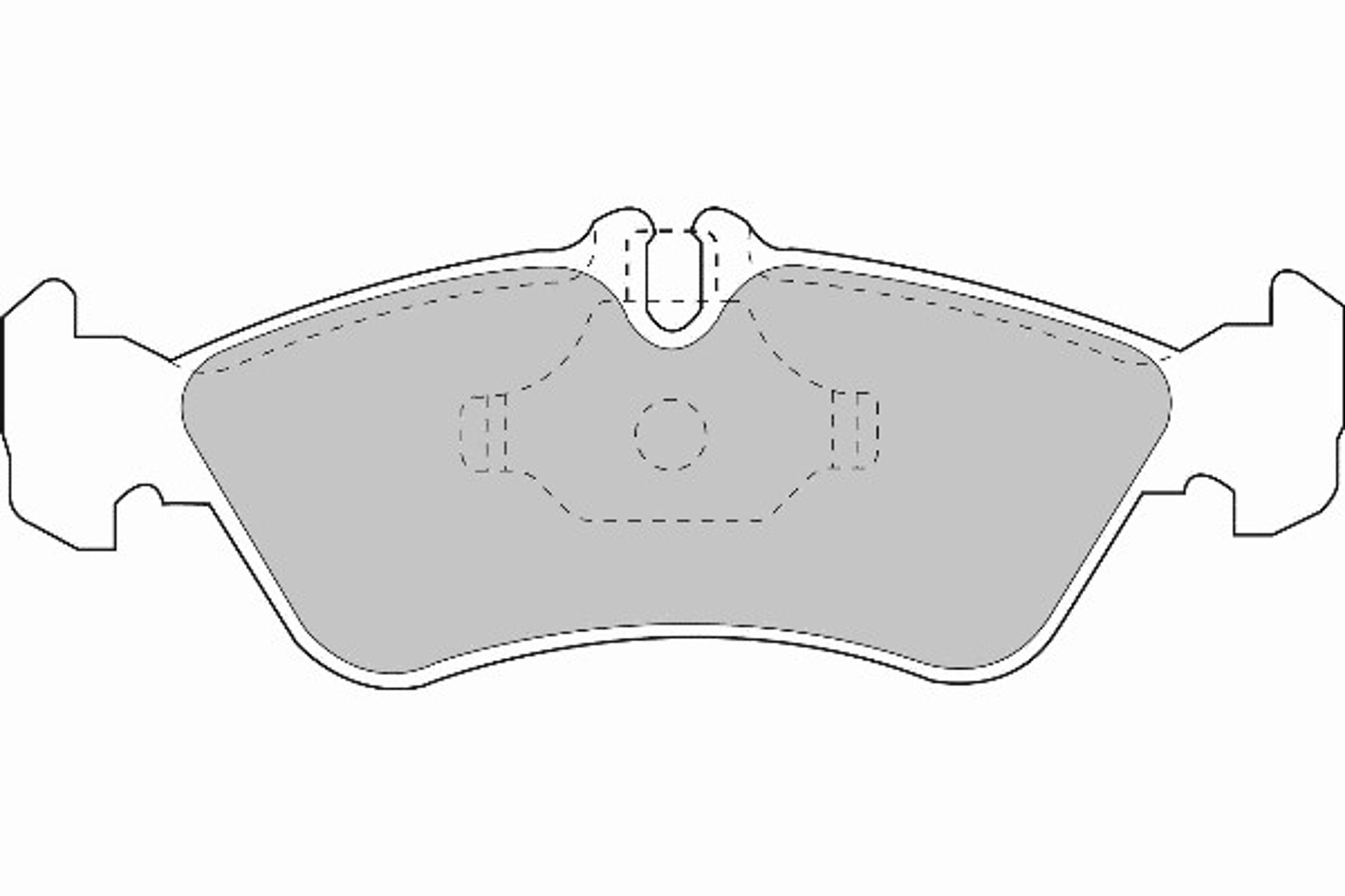 Колодки тормозные дисковые NECTO FD6678V