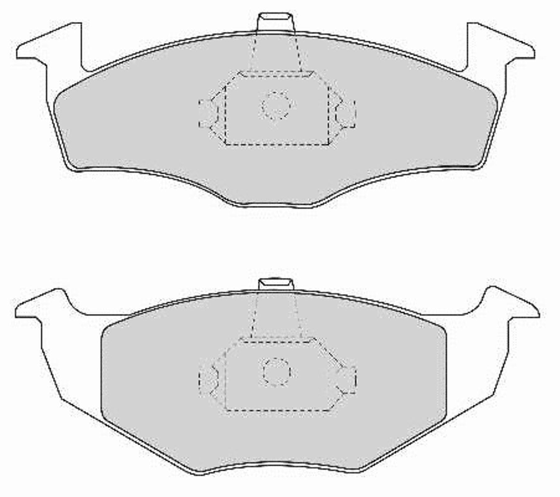 FD6689A NECTO Колодки тормозные дисковые