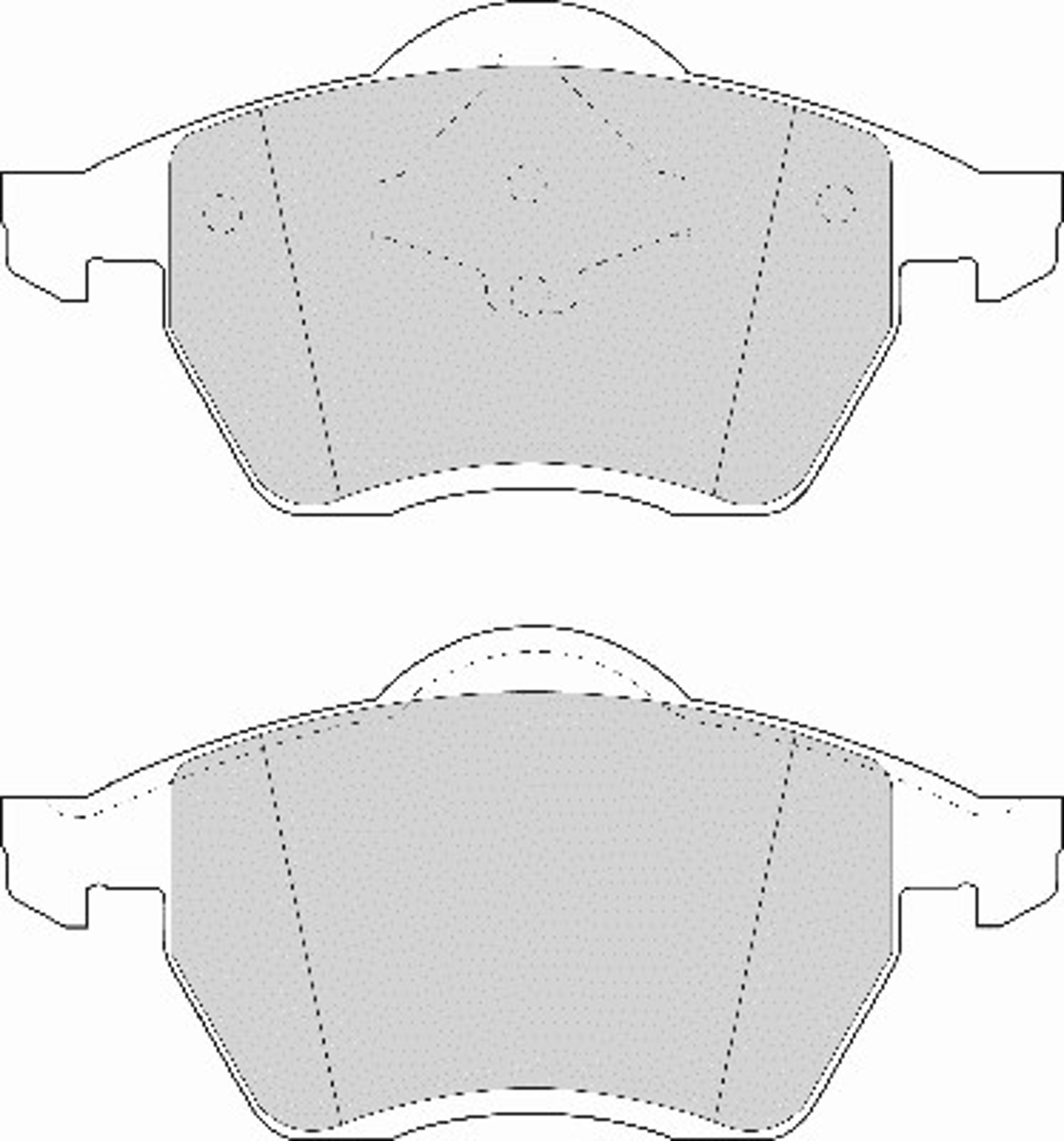 FD6693A NECTO Колодки тормозные дисковые