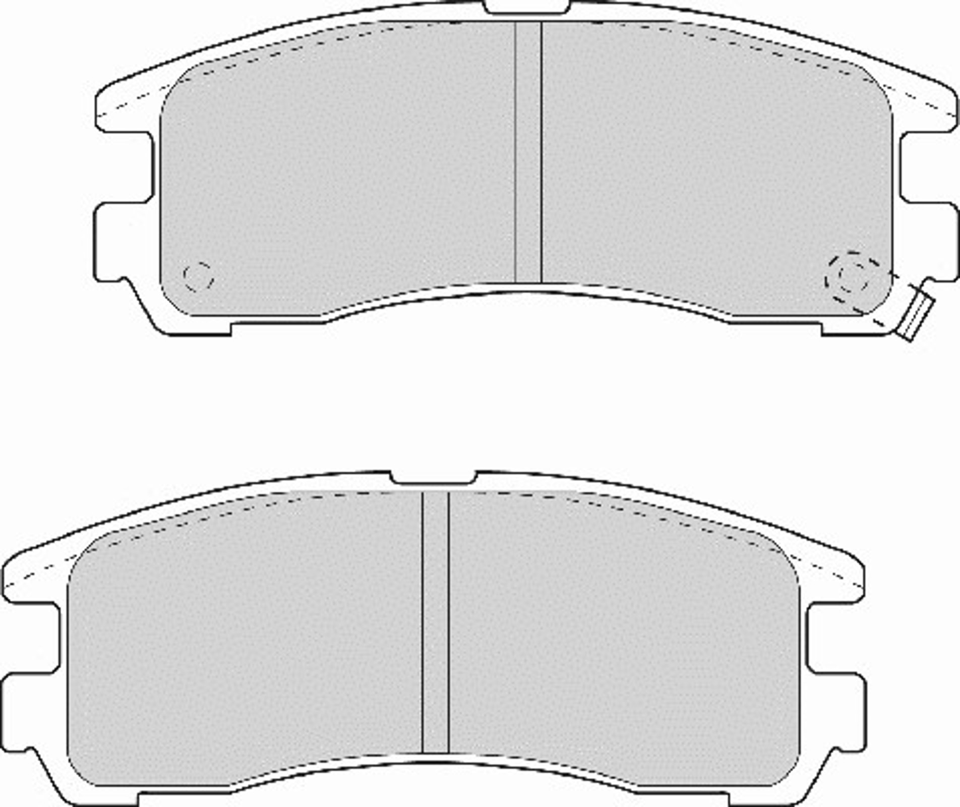 Колодки тормозные дисковые NECTO FD6701A