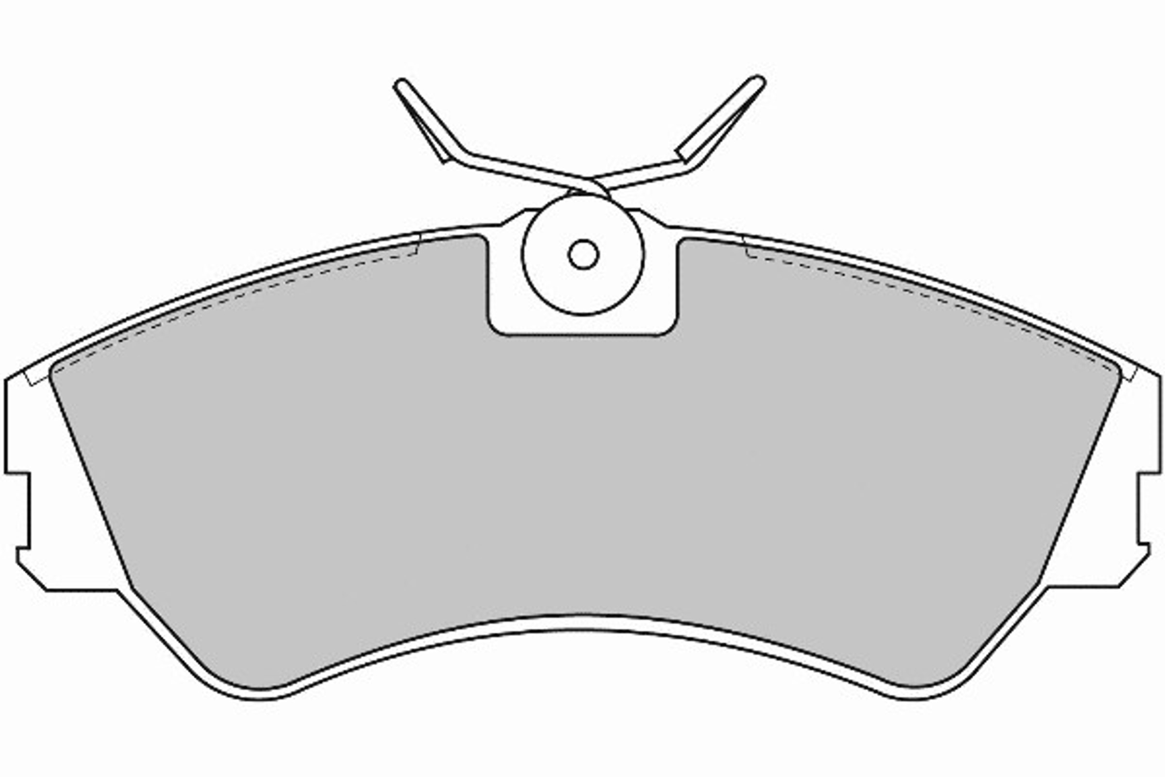 Колодки тормозные дисковые NECTO FD6707V
