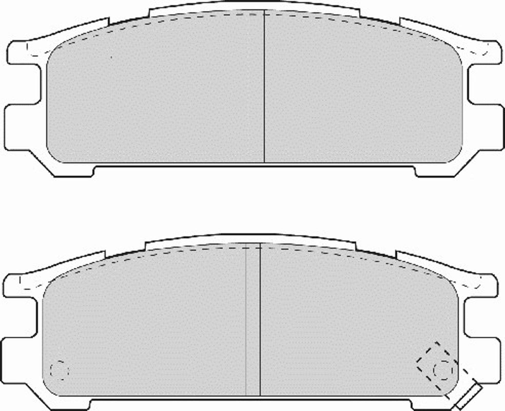 Колодки тормозные дисковые NECTO FD6708A