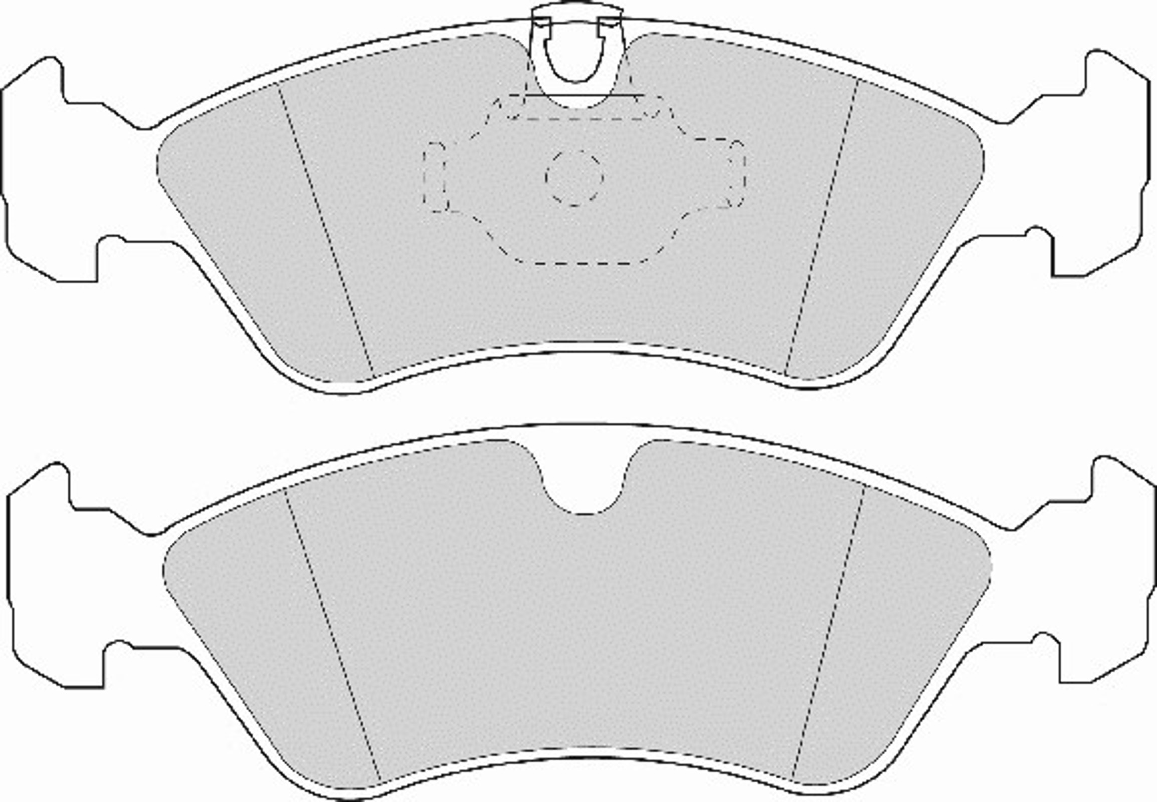 FD6709N NECTO Колодки тормозные дисковые