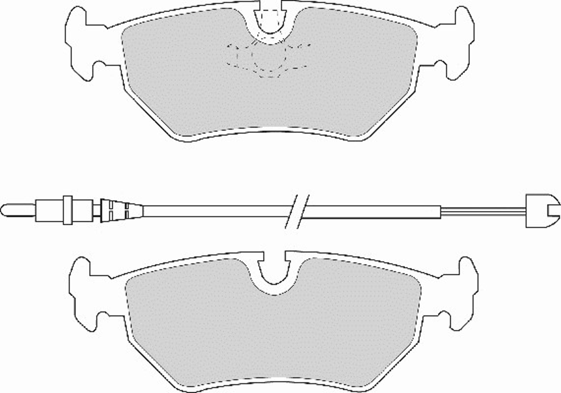 FD6726A NECTO Колодки тормозные дисковые