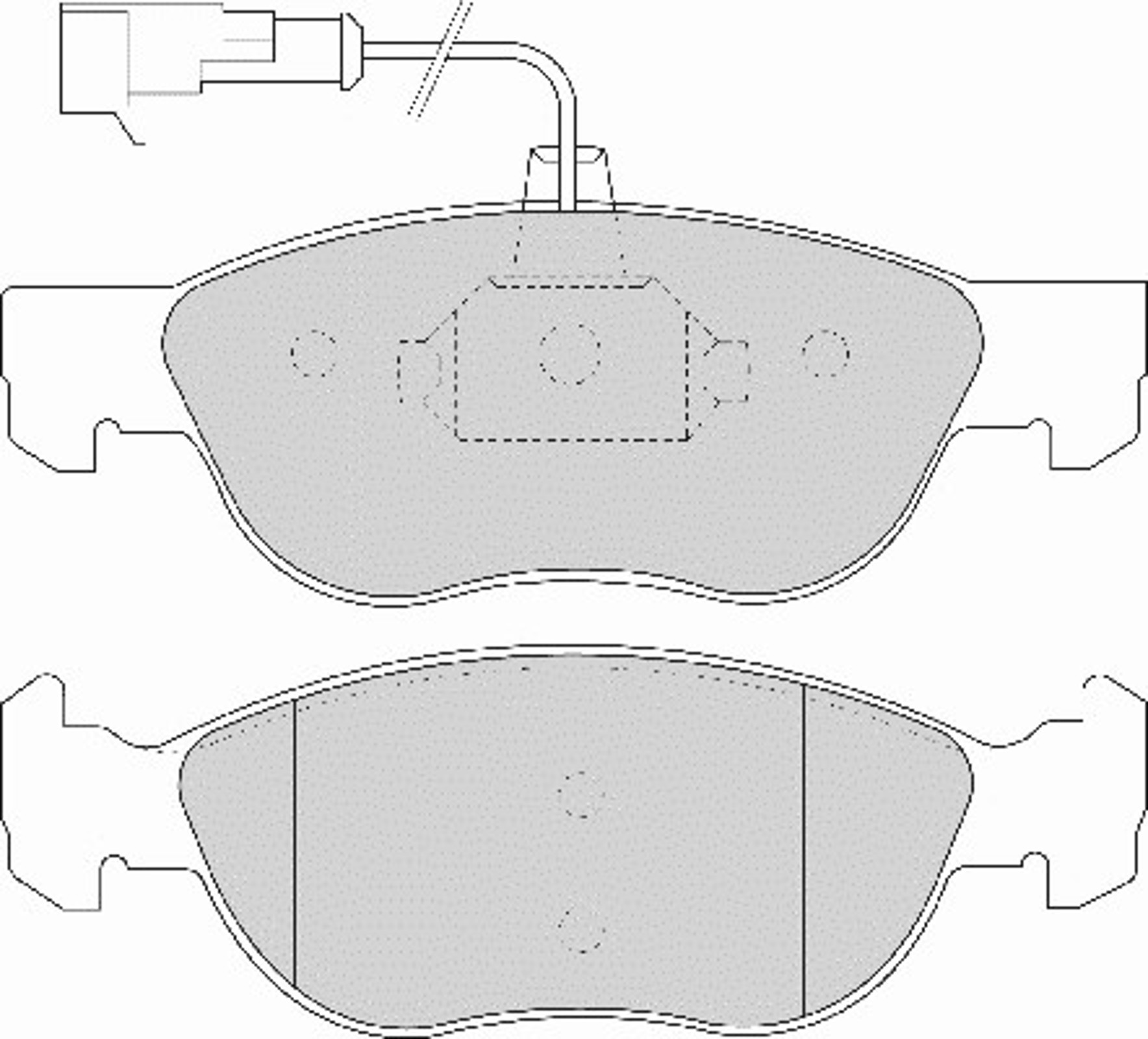Колодки тормозные дисковые NECTO FD6734A