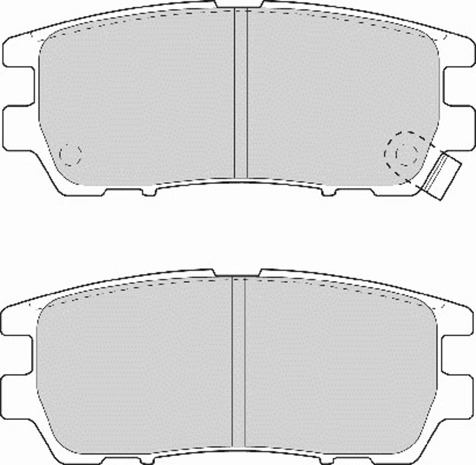 Колодки тормозные дисковые NECTO FD6736A