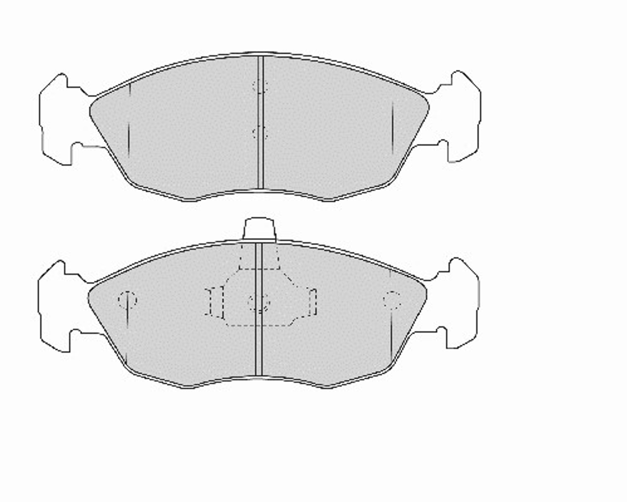 FD6760A NECTO Колодки тормозные дисковые