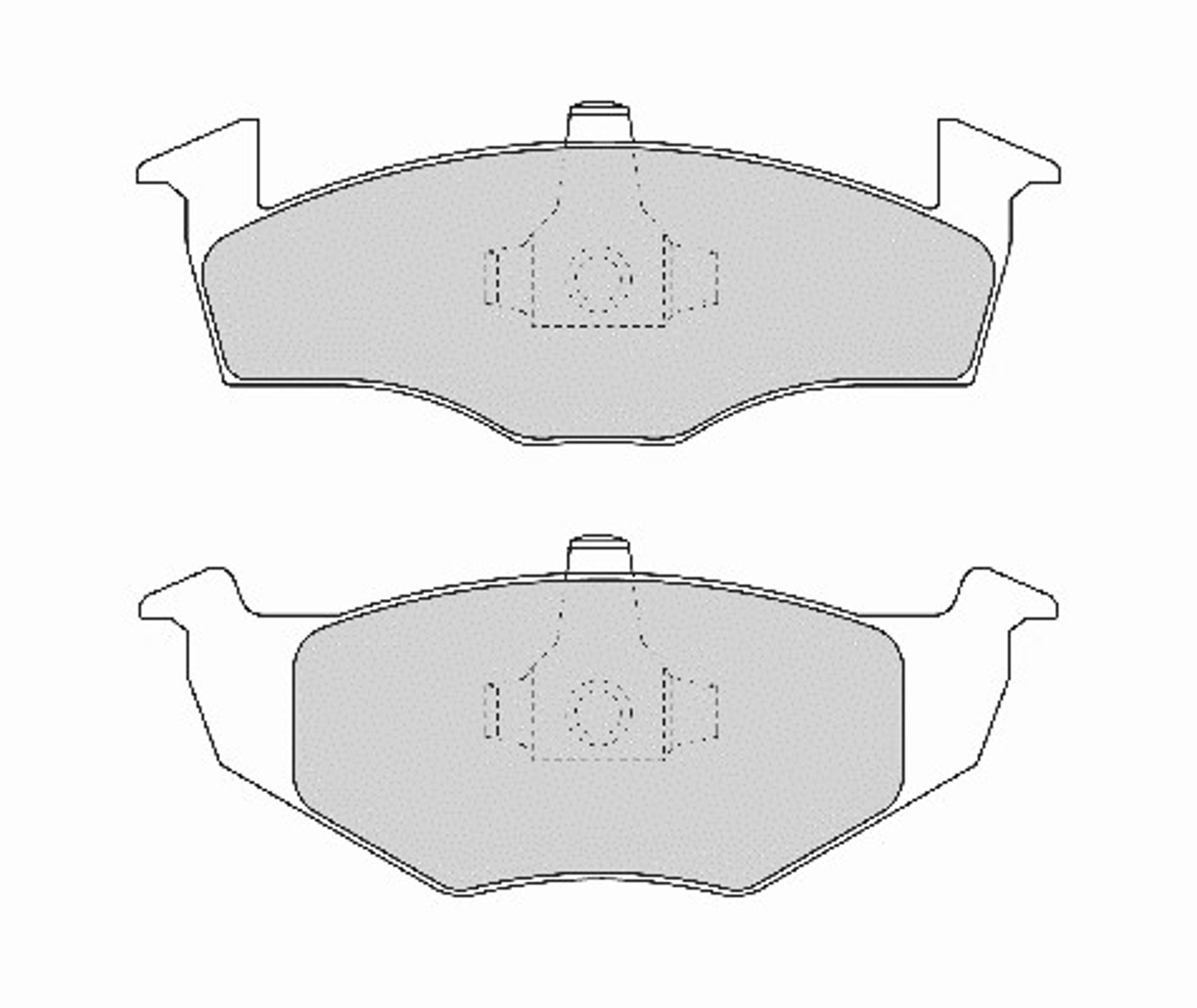 FD6770A NECTO Колодки тормозные дисковые