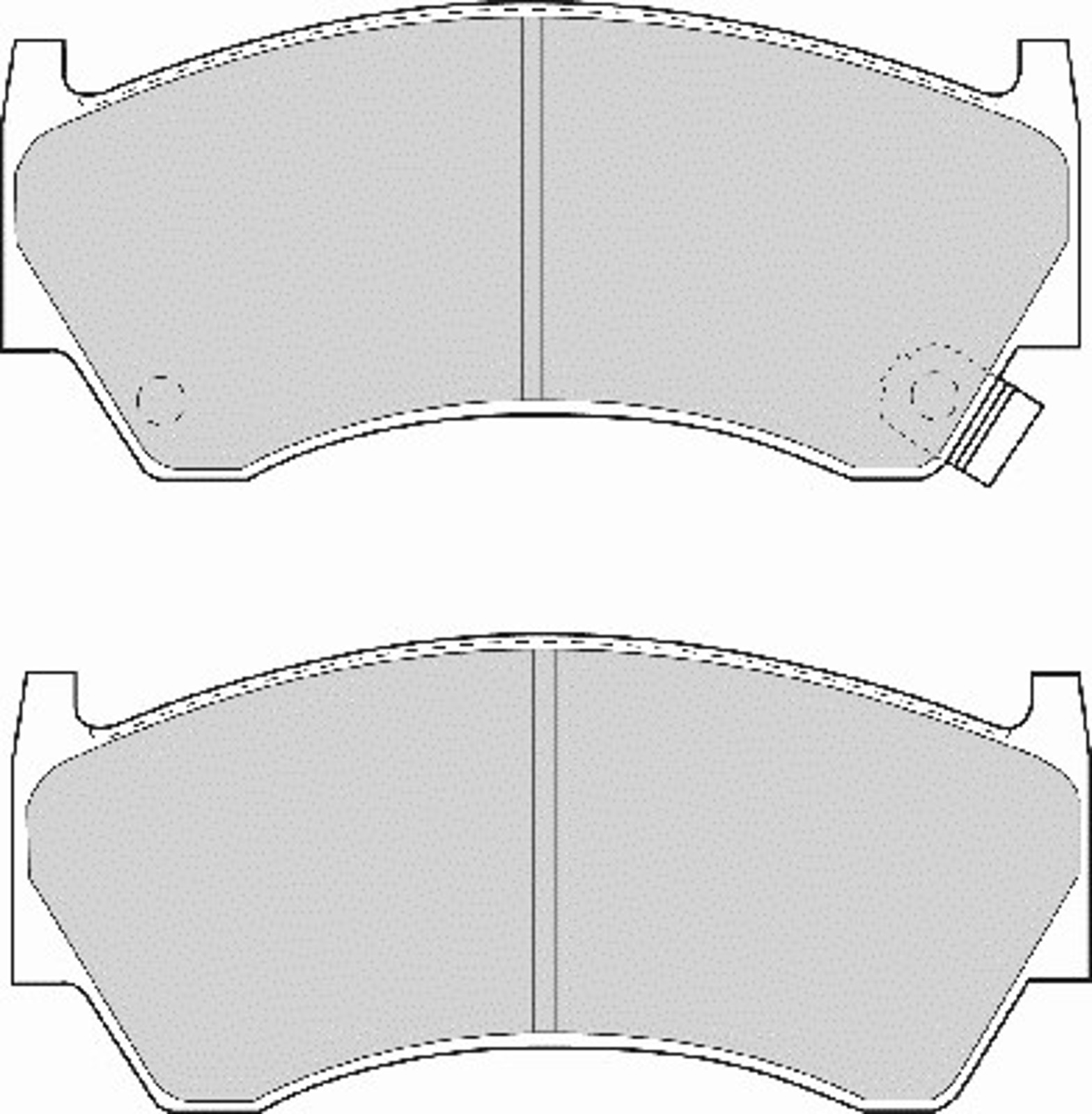 FD6779A NECTO Колодки тормозные дисковые