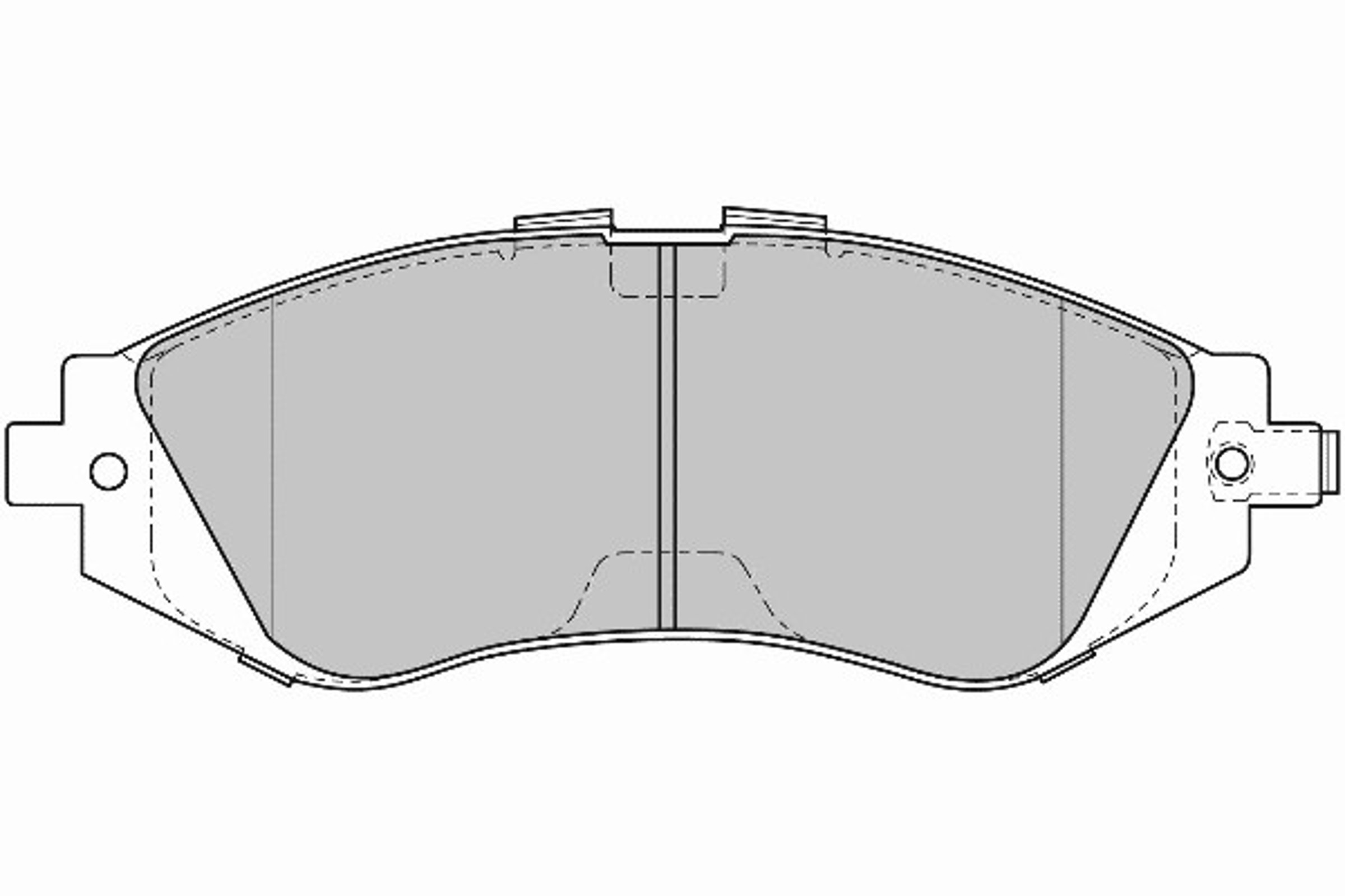 FD6815N NECTO Колодки тормозные дисковые