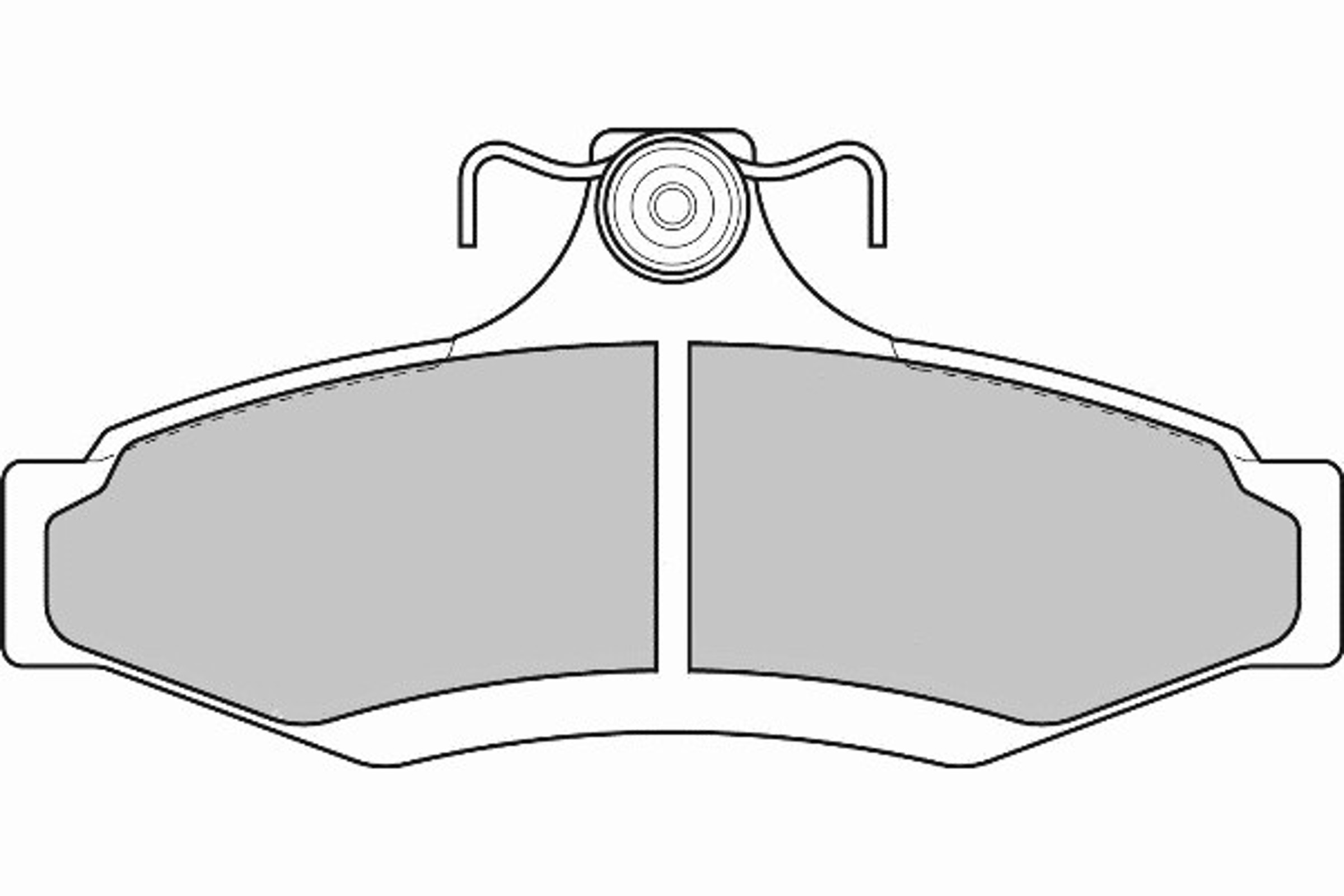 Колодки тормозные дисковые NECTO FD6817A