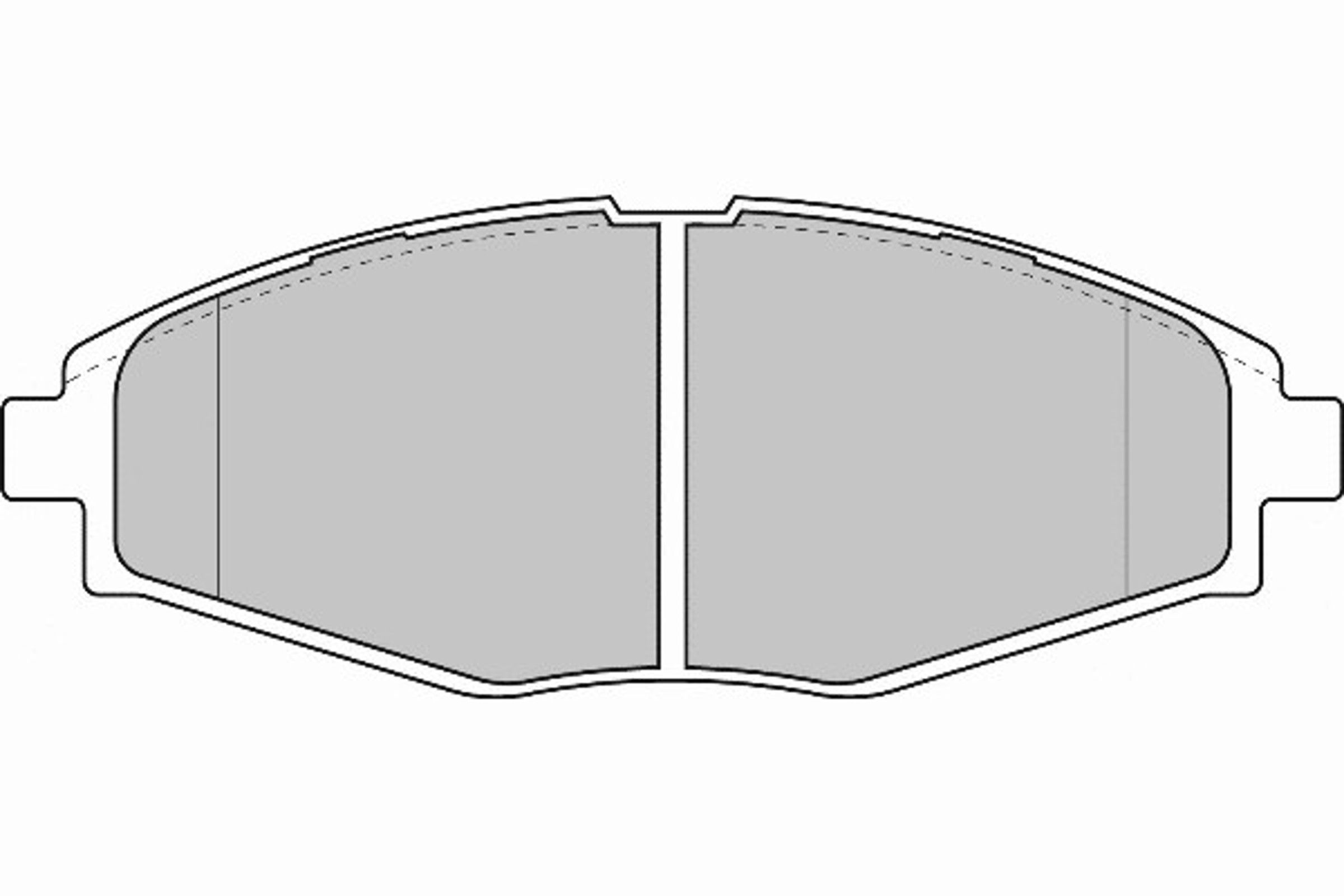 Колодки тормозные дисковые NECTO FD6818A