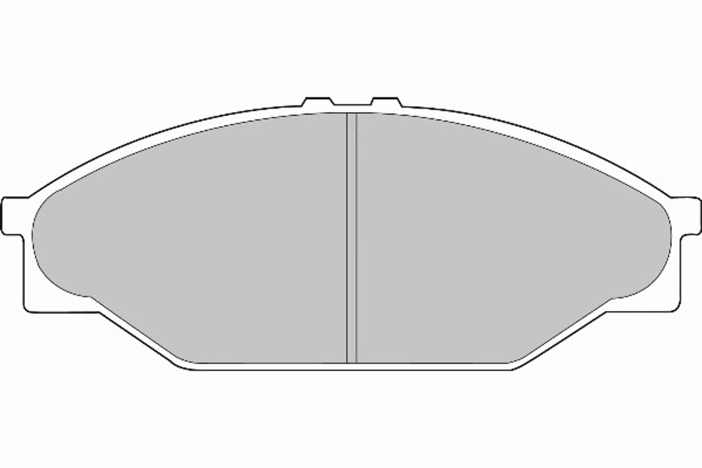 FD6823A NECTO Колодки тормозные дисковые