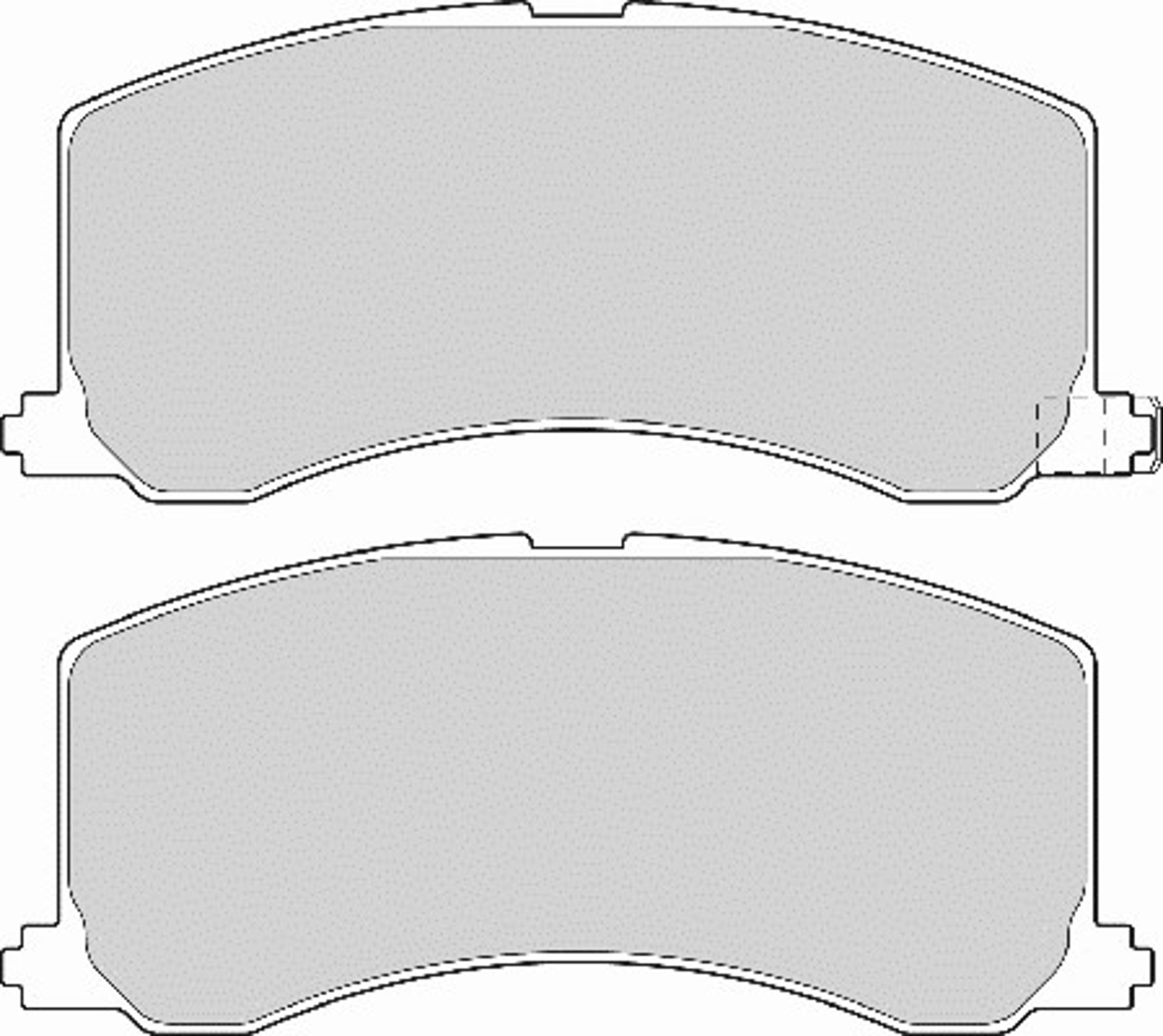 FD6834A NECTO Колодки тормозные дисковые