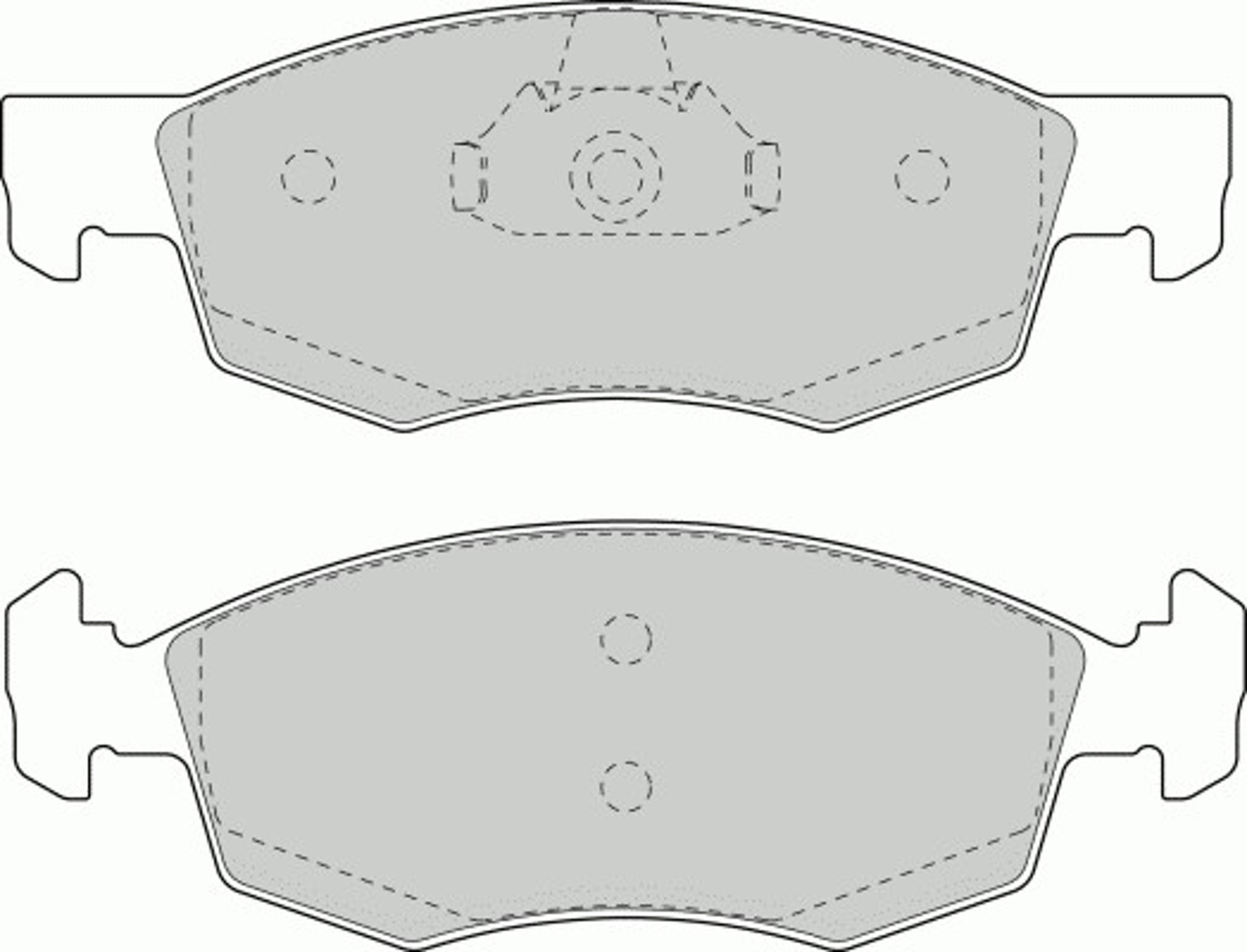 Колодки тормозные дисковые NECTO FD6846A